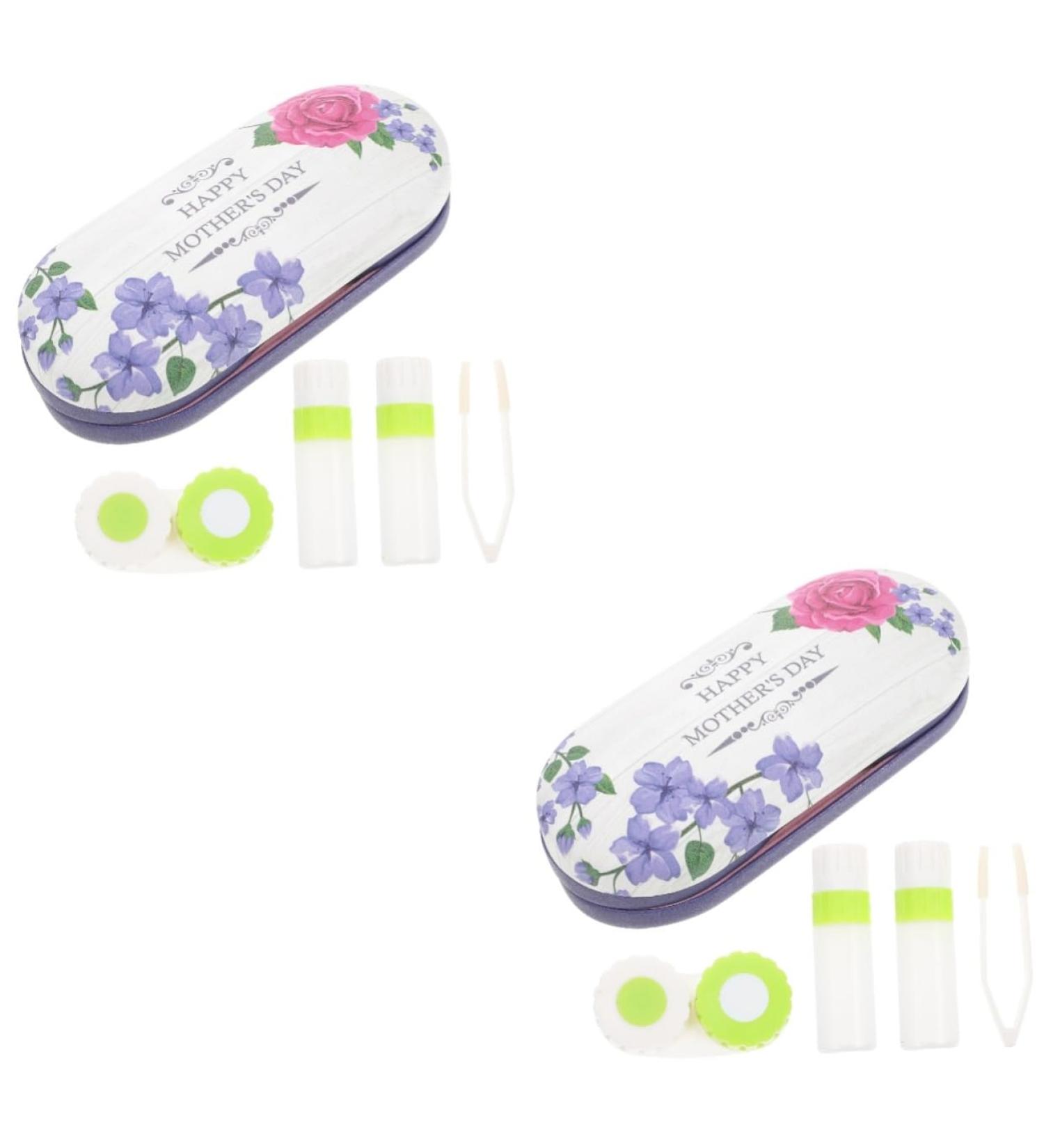 Buy Gatuida Double-Layer Glasses Case & Contact Suitcase - Travel Tweezers & Organizer for Lenses | Essential Travel Accessories - Buy Online on GoSupps.com