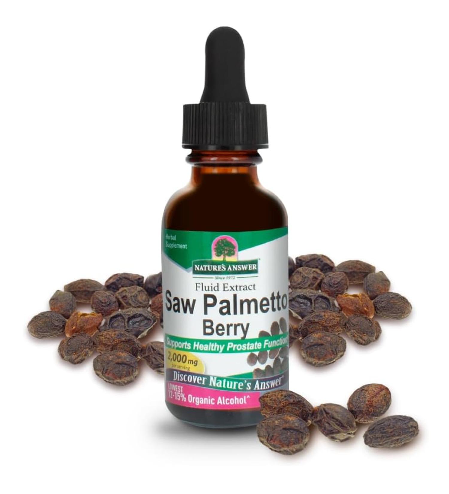 NaturaAnswer's Law Alcohol PalmetoBerry 30ml - Buy Online on GoSupps.com