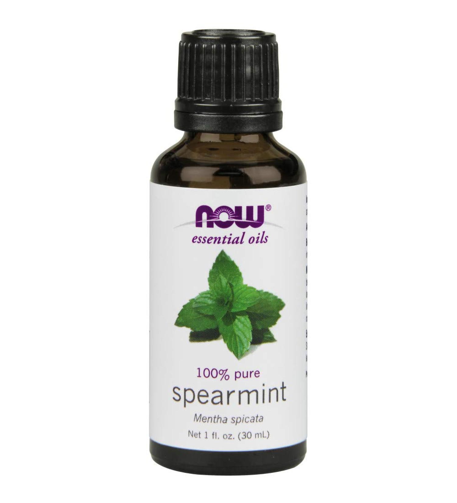 NOW Spearmint Oil 1-Ounce (Pack Of 2) Spearmint 1 Fl Oz (Pack of 2) - Buy Online on GoSupps.com