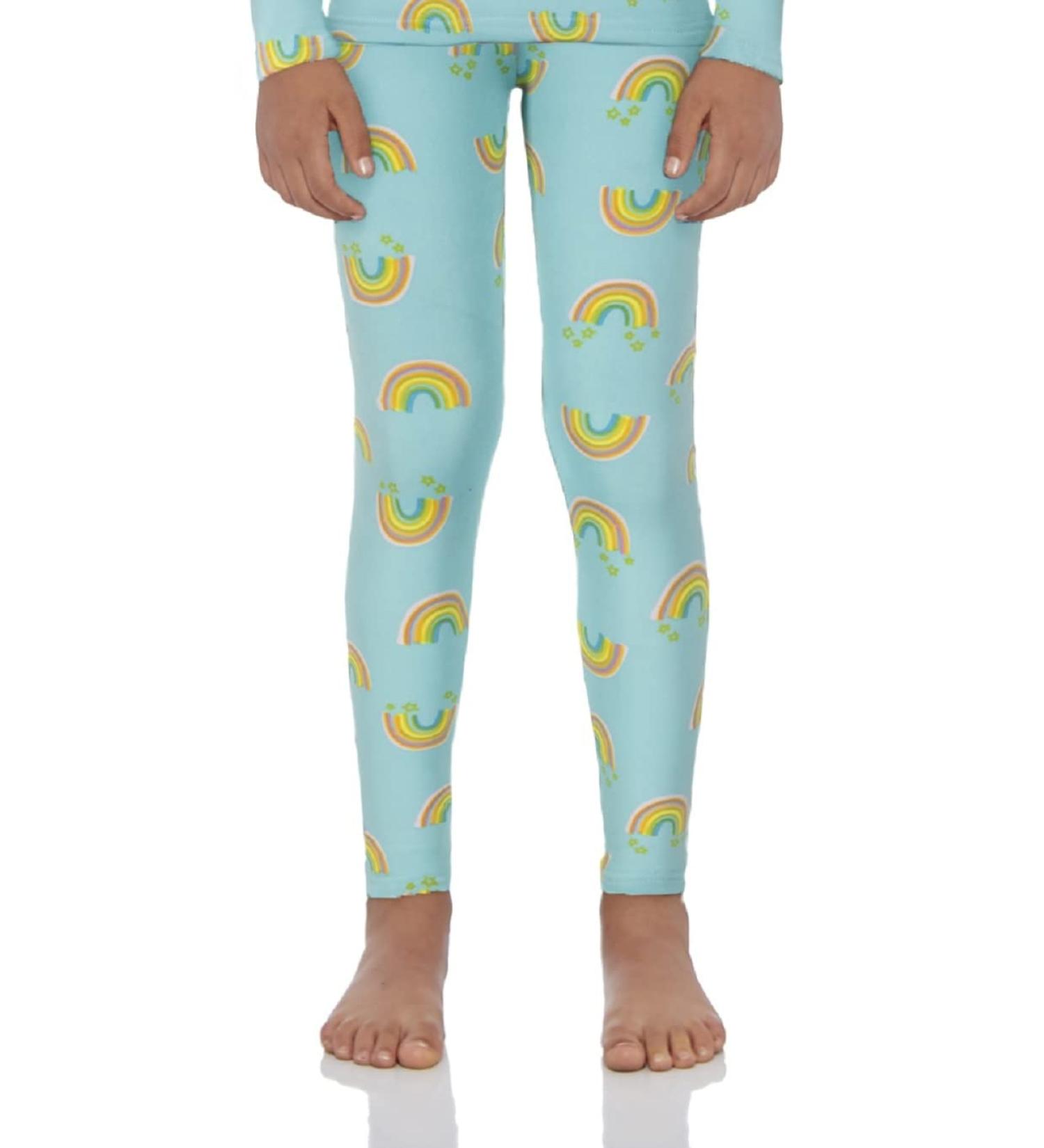 Rocky Girl's Thermal Bottoms - Rainbow Design, Small - Insulated Base Layer Pants for Outdoor Ski & Extreme Cold - Buy Online on GoSupps.com