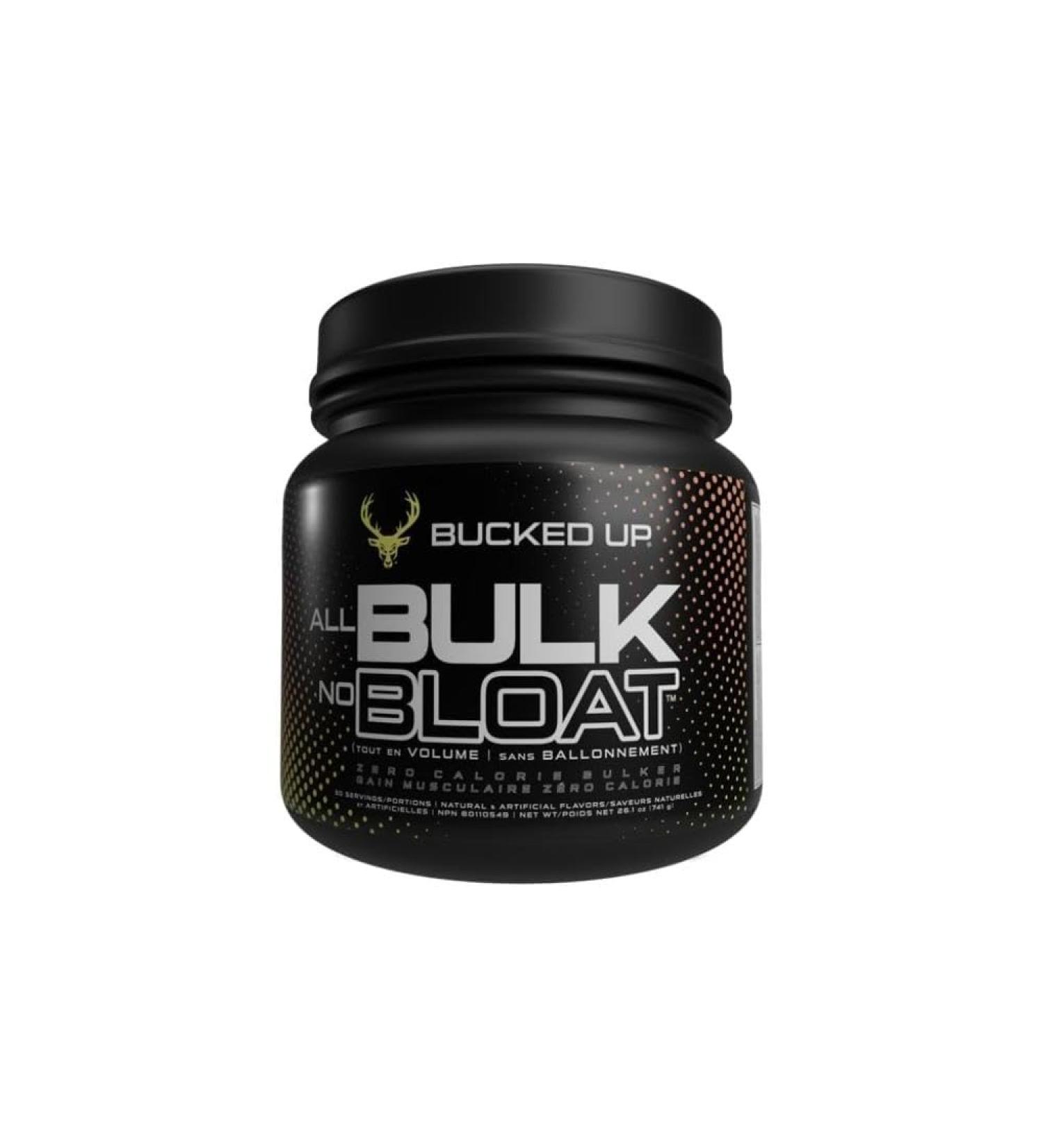 Bucked Up ALLBULK NO BLOAT Lean Muscle Mass Gainer ZERO Calorie 30 Servings Peach Lemonade - Buy Online on GoSupps.com