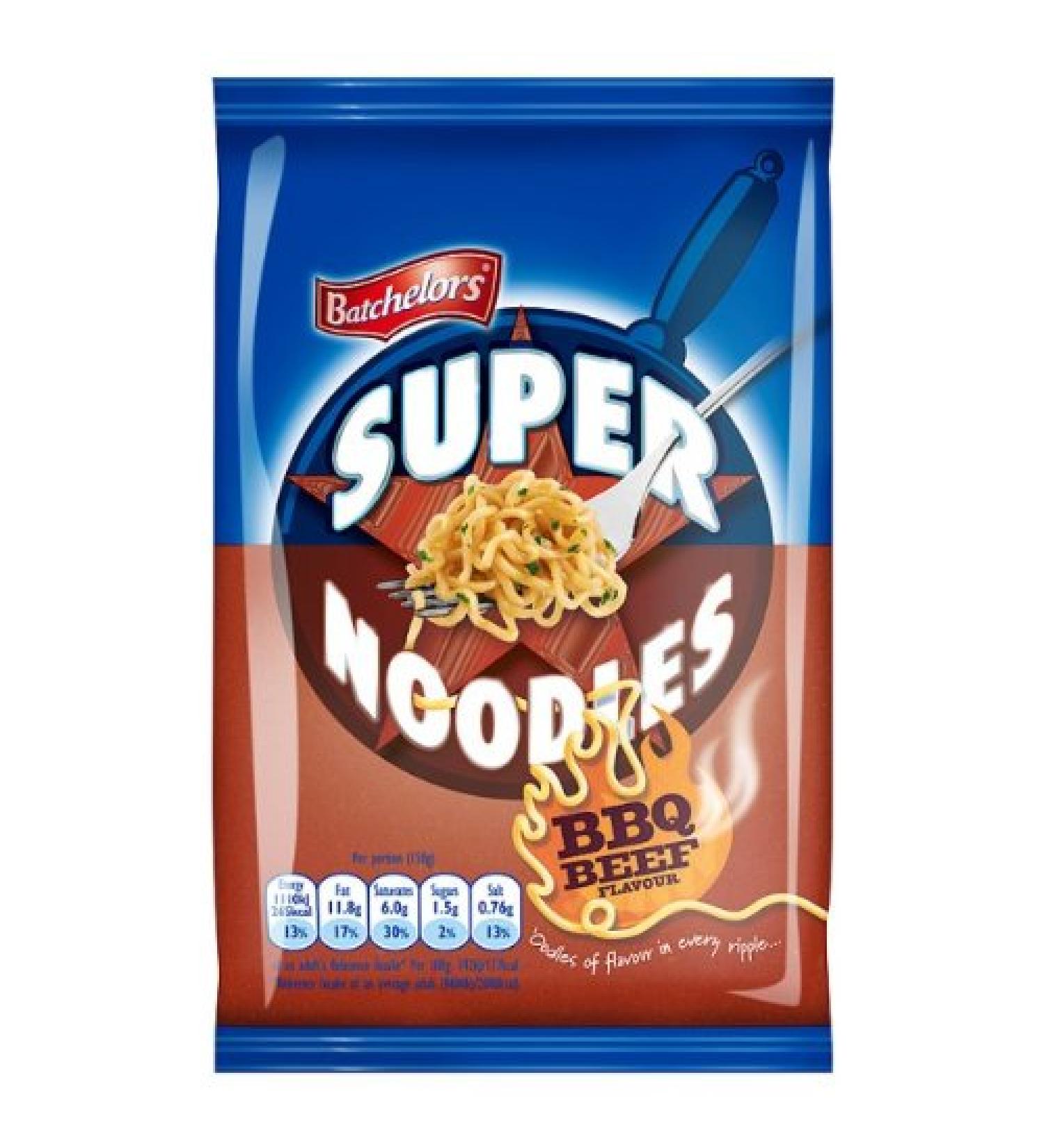 Batchelors Batchelors Super Noodles 4 x 100g Beef Barbecue