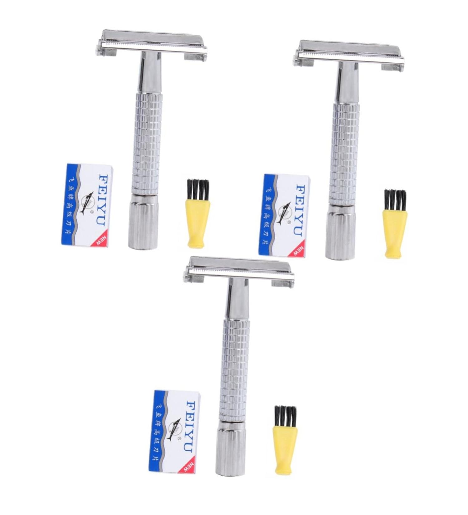 Minkissy Electrician Razor for Men - Vintage Hand Razor & Double Shave Handbook for Perfect Grooming - Buy Online on GoSupps.com