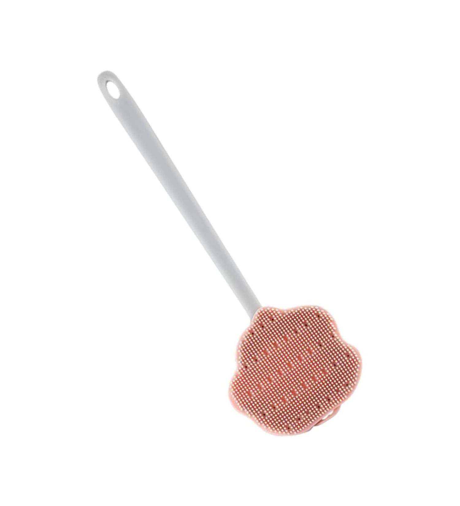 Hemoton Silicone Handle Bath Brush - Household Cleaning Scrubber for Bathroom - Shower and Body Brush - Buy Online on GoSupps.com