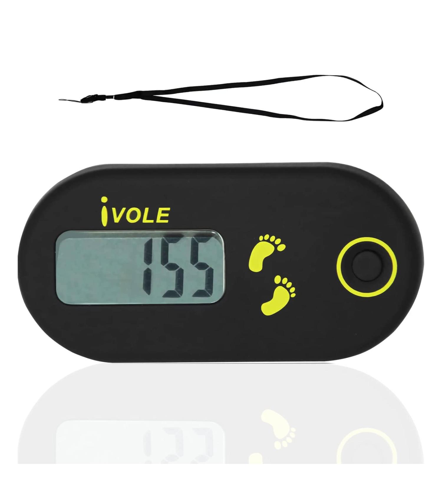 Buy Sortable 3D Digital Pedometer with Clip - Track Steps Calories & Activity Time | Ideal for Running - Men & Women - Black - Buy Online on GoSupps.com