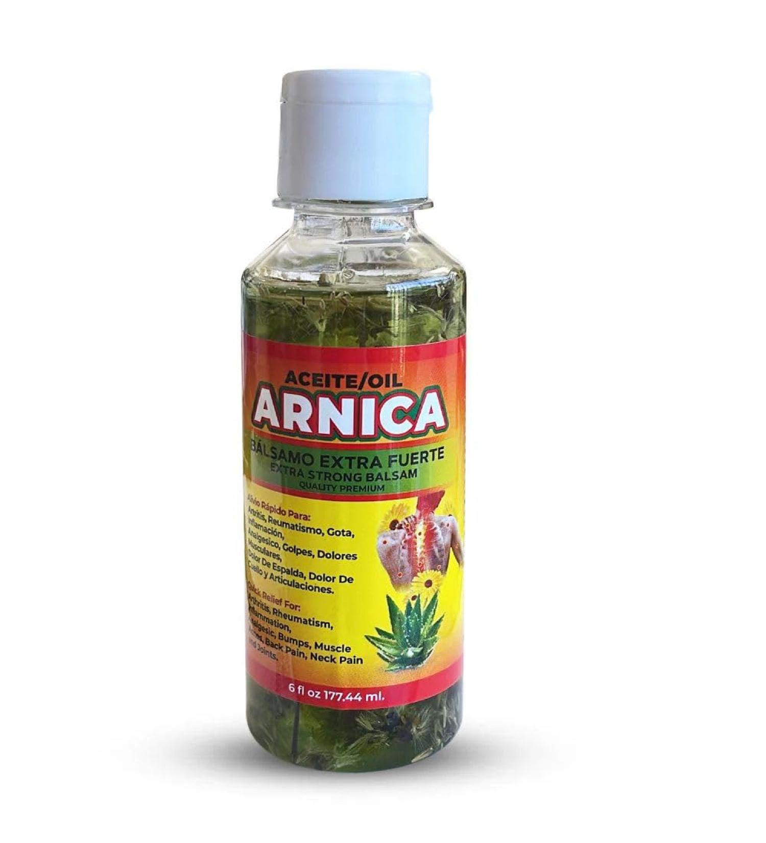 Aceite de Arnica Extra Forte Arnica Oil 6 Oz.