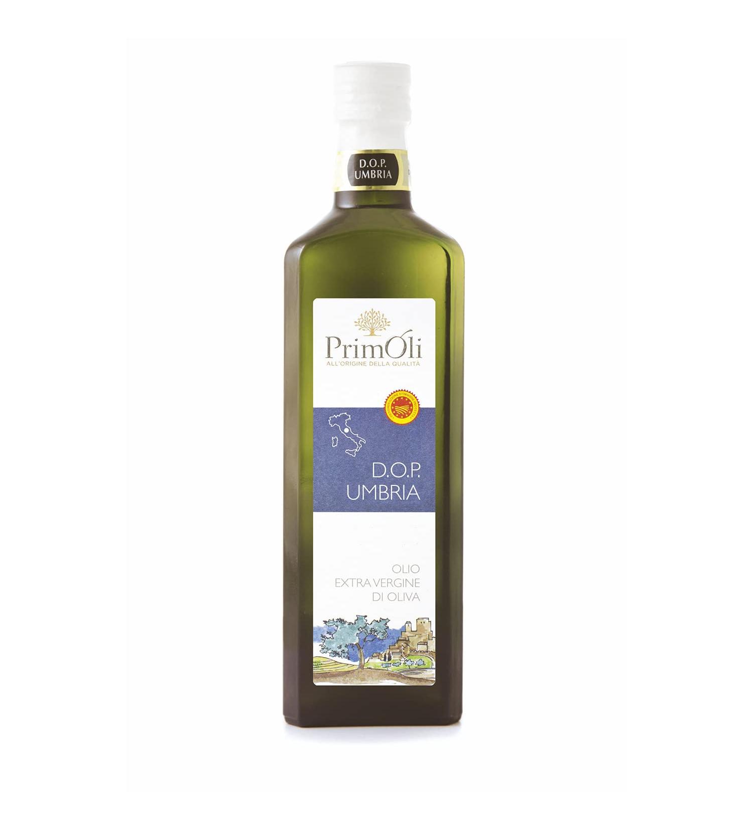 Primoli Cold-Pressed Olive Oil D.O.P. Umbria - Intensely Fruity Perfect for Soups & Grills | 500ml (1-Pack) - Buy Online on GoSupps.com