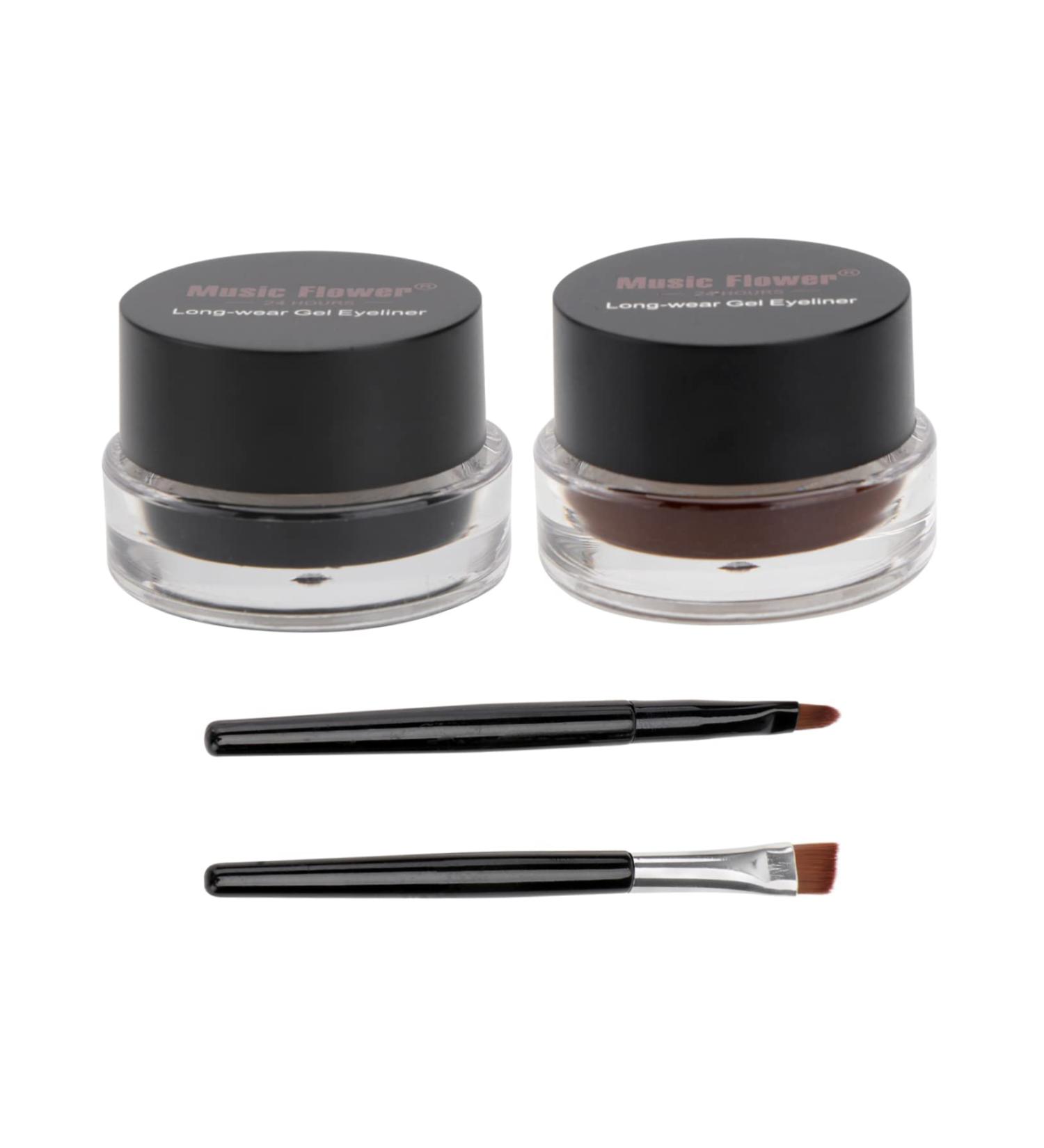 FOMIYES 2pcs Eyeliner Pencil Eye Shadow Cream Eye Liner Eyeshadow Cream Liquid Eyeliner Cosmetic Lasting - Buy Online on GoSupps.com