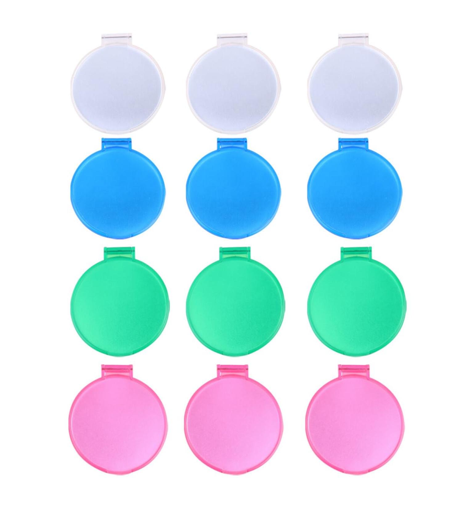Lurrose Round Foldable Compact Mirror 12 Pack | Stylish & Travel-Friendly | International Shipping Available - Buy Online on GoSupps.com