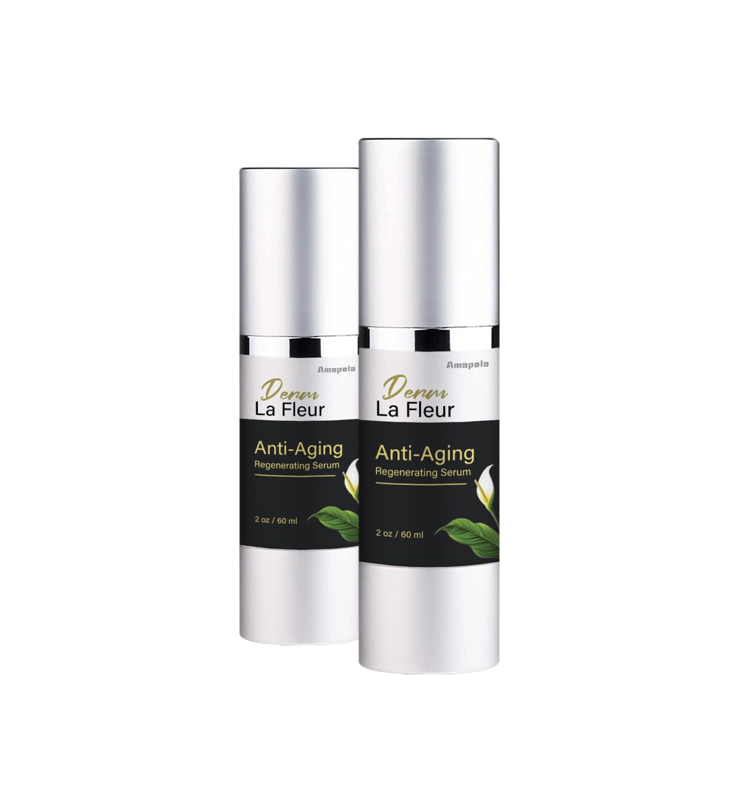 Derm La Fleur - Derm La Fleur Anti Aging Serum (2 Pack 4oz) 2 Ounce (Pack of 2)