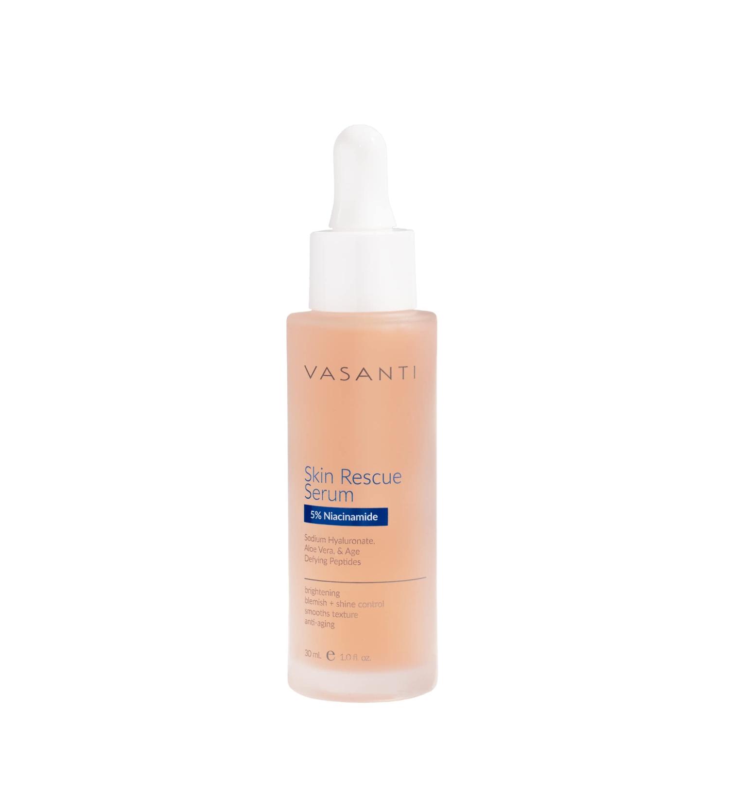 VASANTI Skin Rescue Serum - 5% Niacinamide | Hydrating & Brightening for All Skin Types | International Shipping Available - Buy Online on GoSupps.com