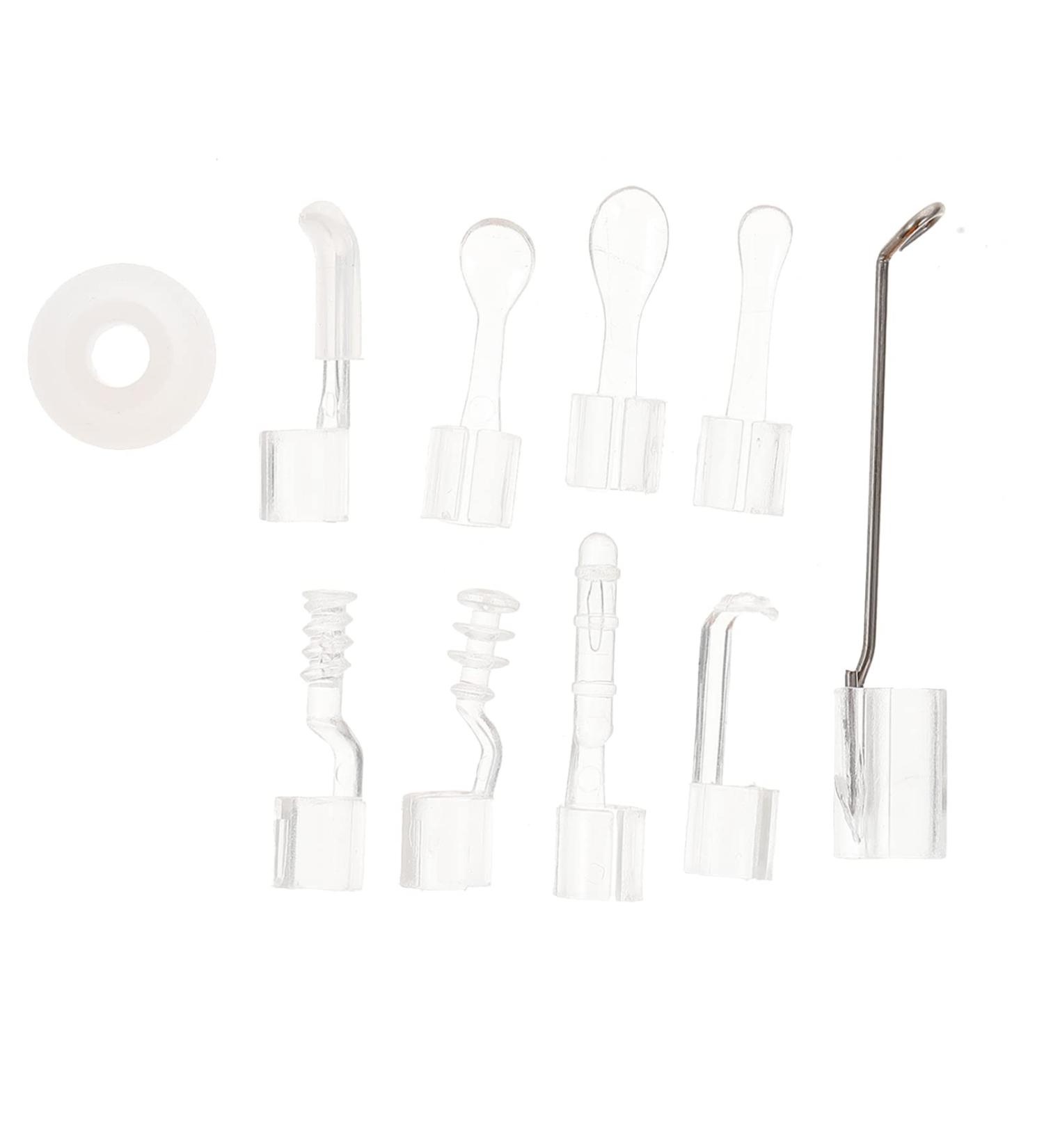 Healifty Visual Otoscope Parts: 1 Set Plastic Ear Picks & Scoops for Portable Ear Cleaning - Buy Online on GoSupps.com