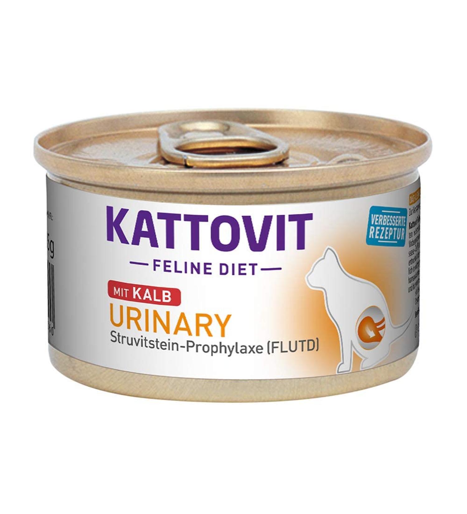 Kattovit Feline Diet Urinary Calf 85 g - 12 pieces