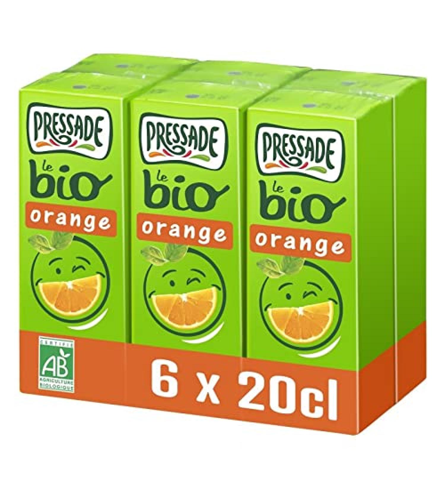 PRESSED - Organic Orange Nectar 6X20Cl - Sold Per Unit - Buy Online on GoSupps.com