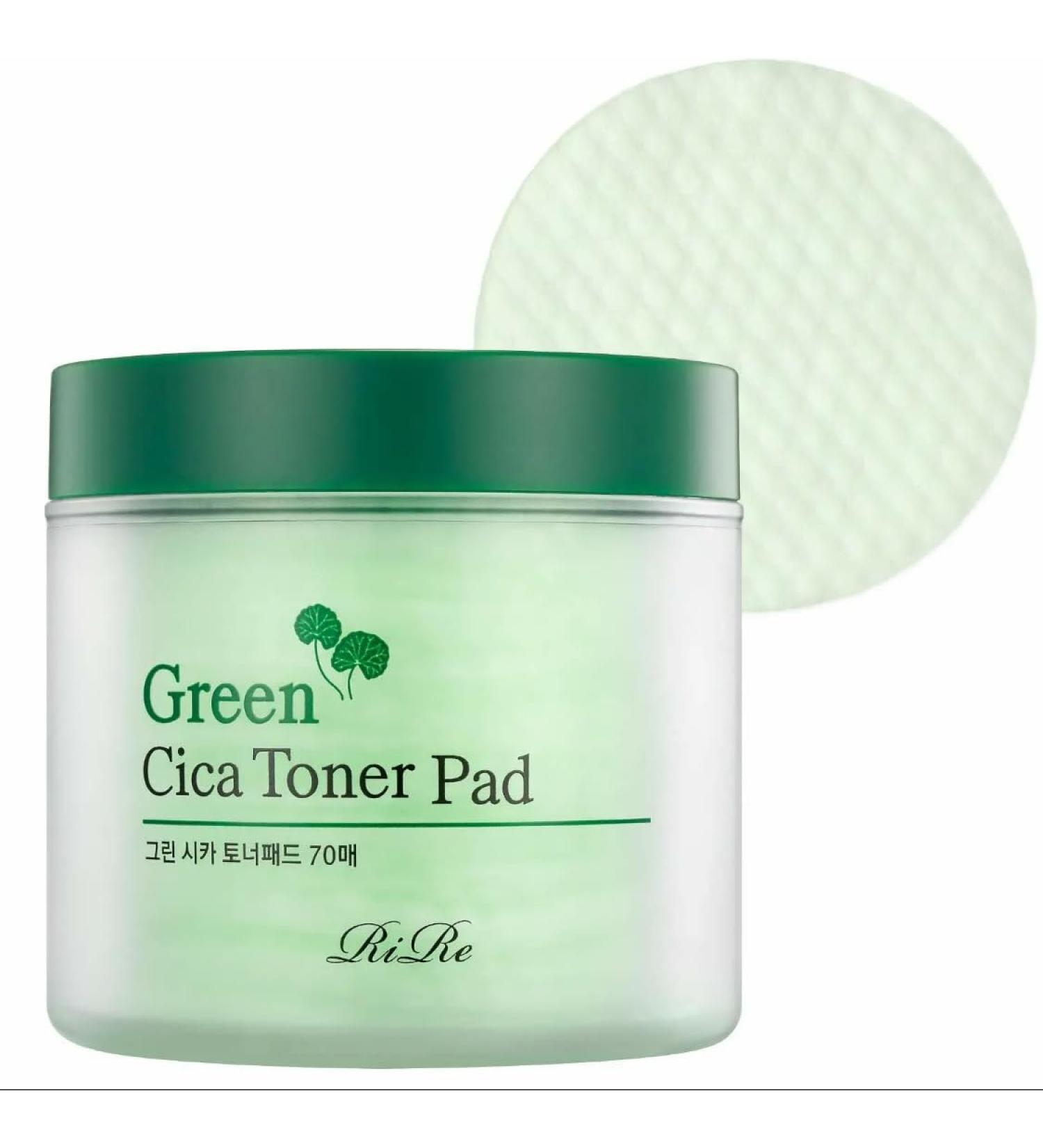 Korea Green CICA Toner Pad - 70 Pads | Hypoallergenic Facial Toner for Dry & Sensitive Skin | 123 UBuy Shop - Buy Online on GoSupps.com