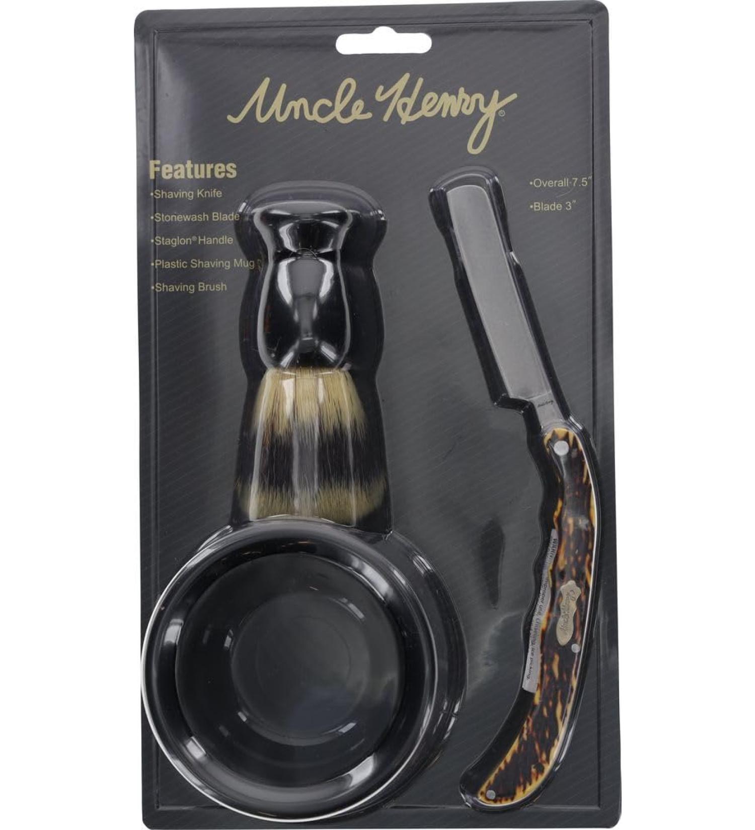 Uncle Henry Shaver Blade Combo Set - High-Quality Blades for Precision Shaving | International Shipping Available - Buy Online on GoSupps.com