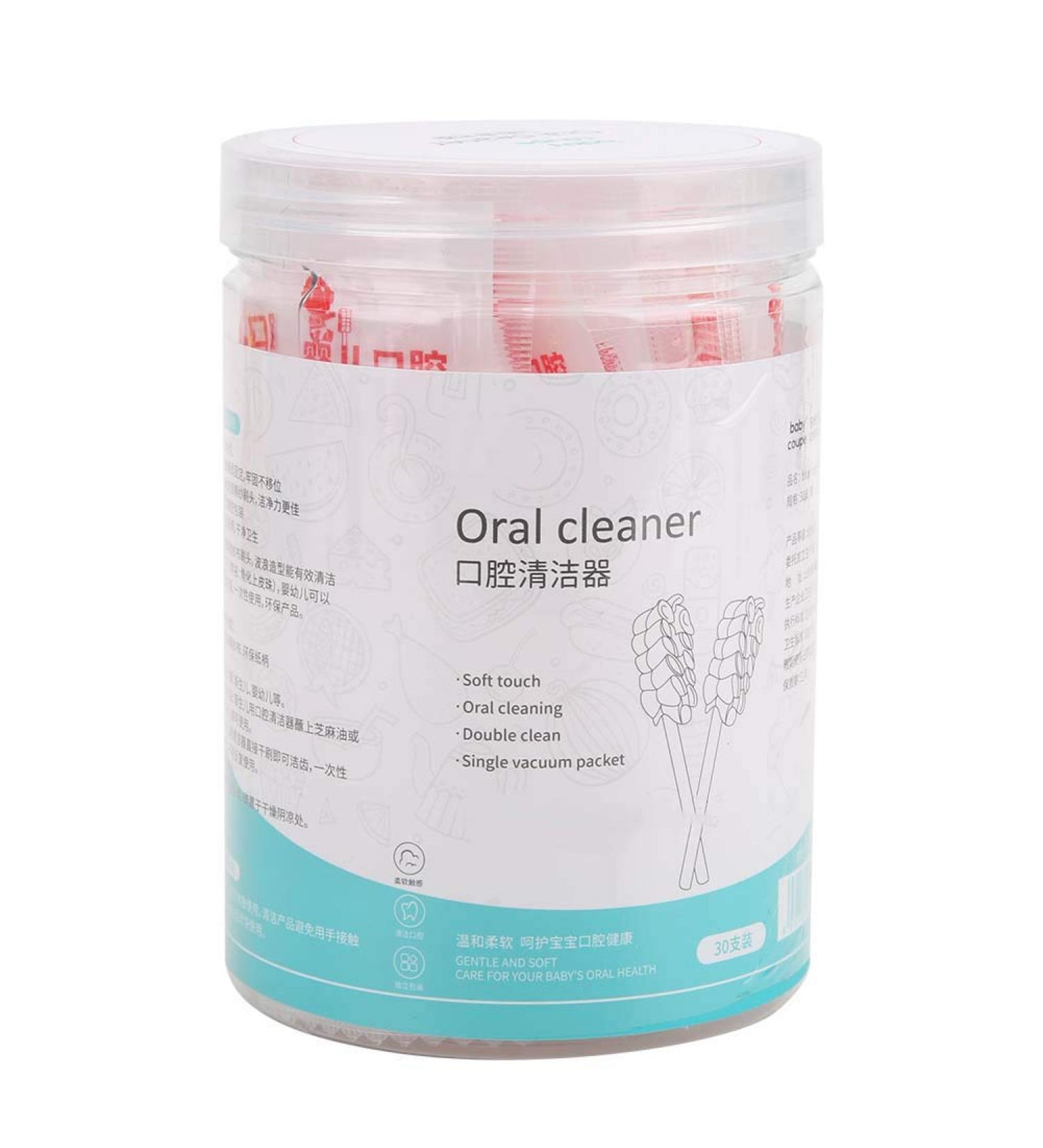 30pcs Baby Tongue Cleaner & Mouth Cleaning Pen - Dental Care for Babies 0-3 Years Old - Buy Online on GoSupps.com