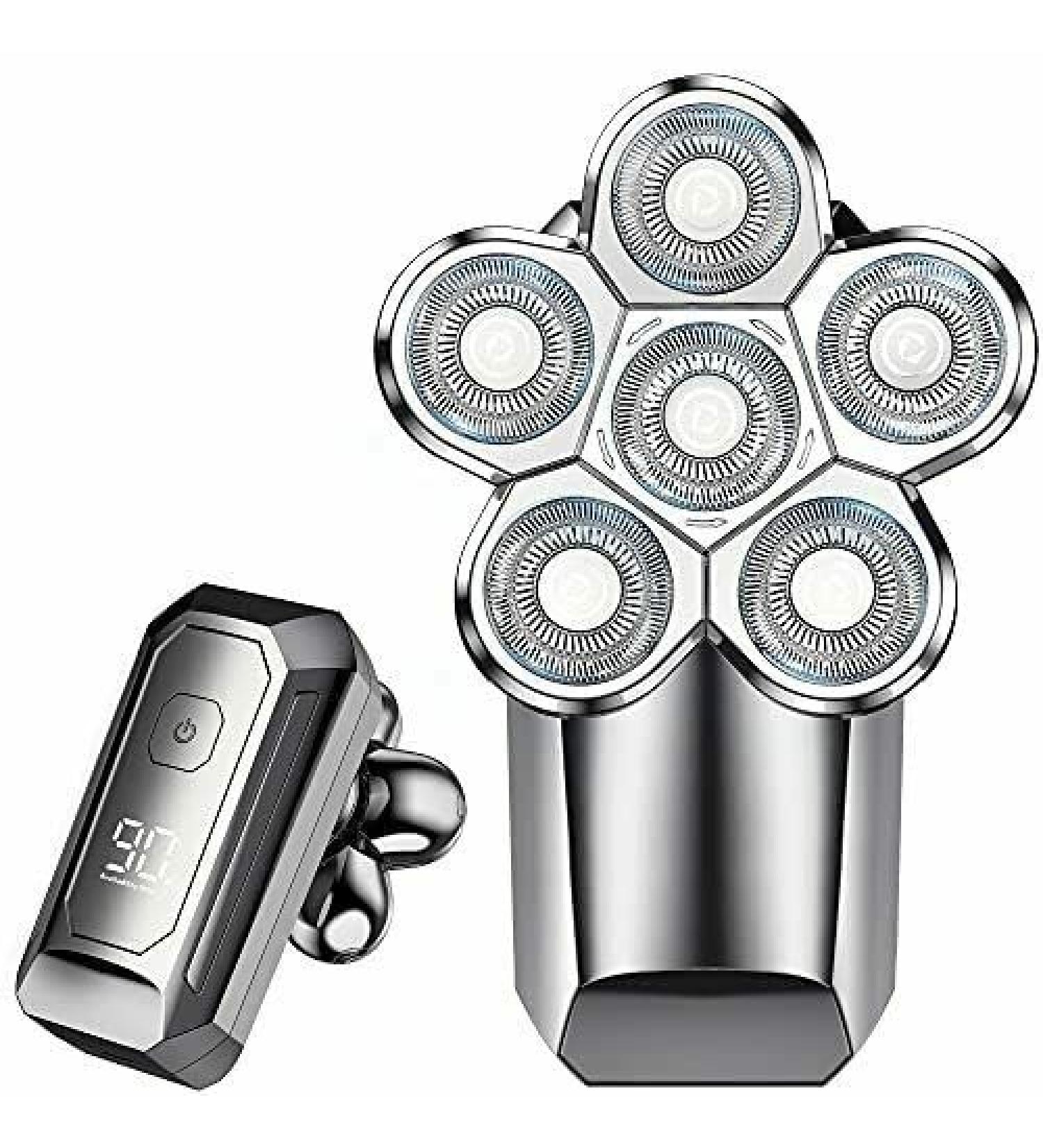 5-in-1 Head Shaver for Bald Men | LED Display Multifunctional 6D Floating Shaver - Best International Shipping - Buy Online on GoSupps.com