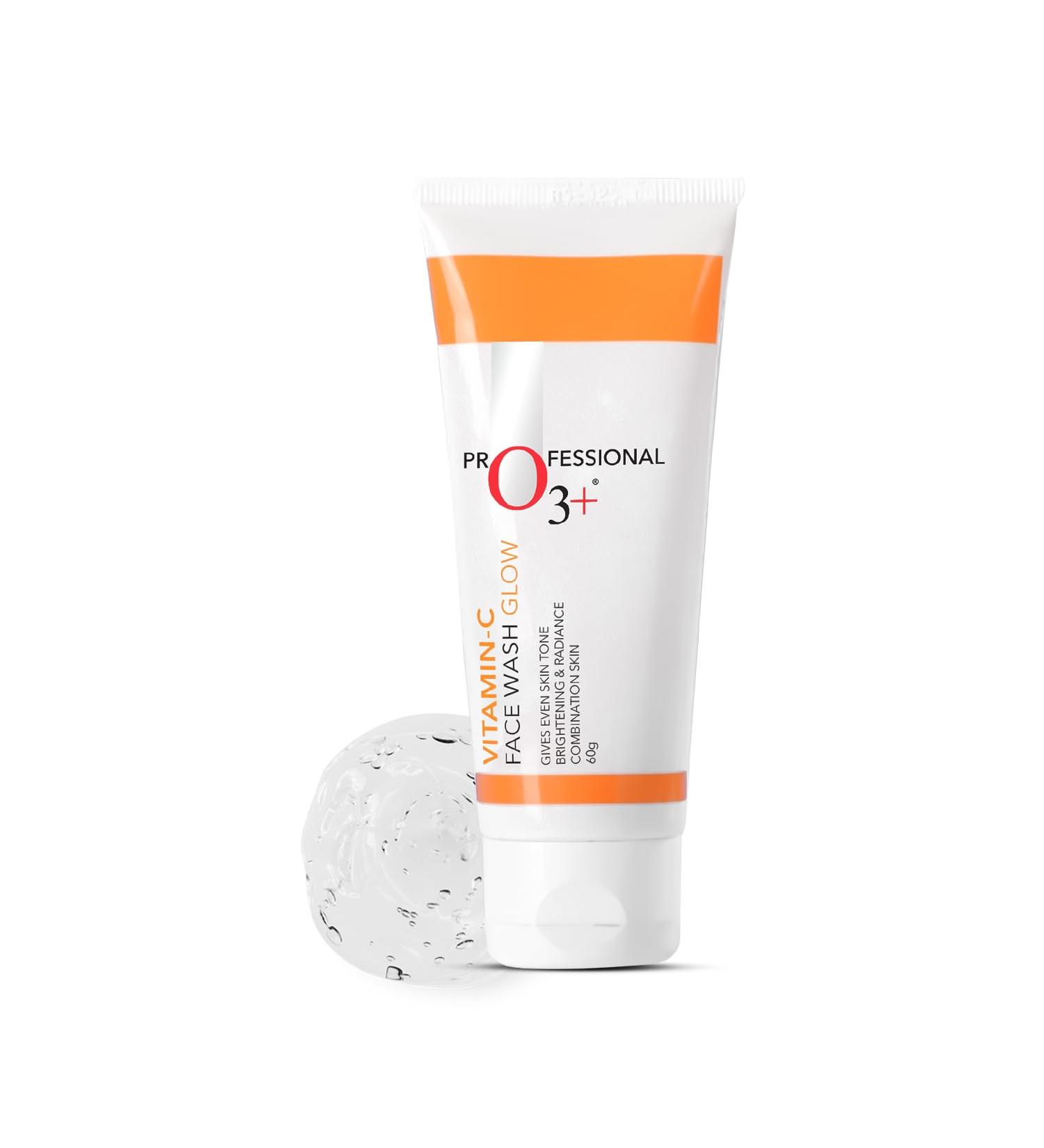 O3+ Vitamin C Face Wash for Glowing Skin and deep cleanses and unifies skin tone - Buy Online on GoSupps.com