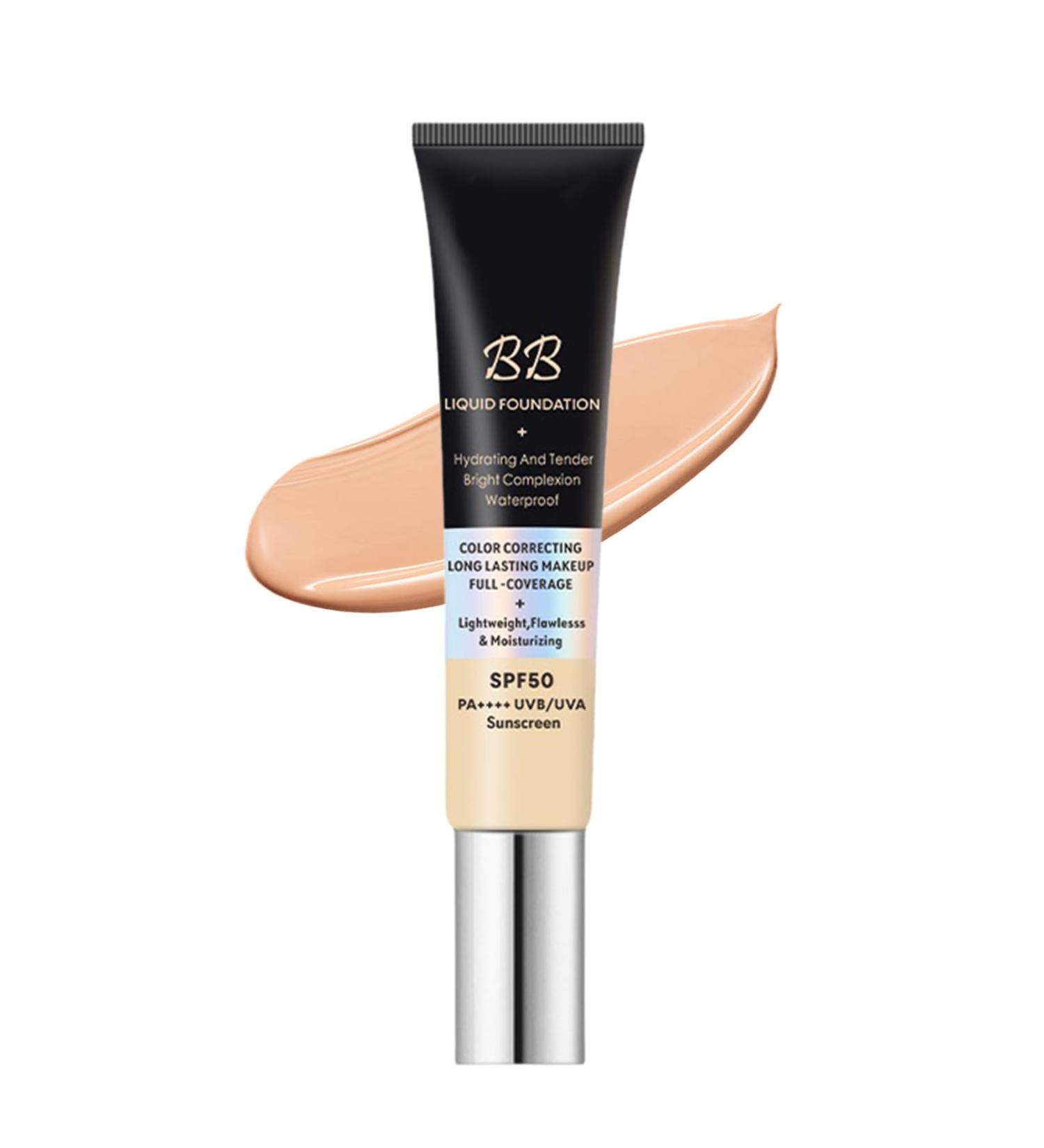 SPF50+ BB Cream Tinted Moisturizer for Women | Hydrating Sunscreen with SPF | Even Skin Tone - Buy Online on GoSupps.com