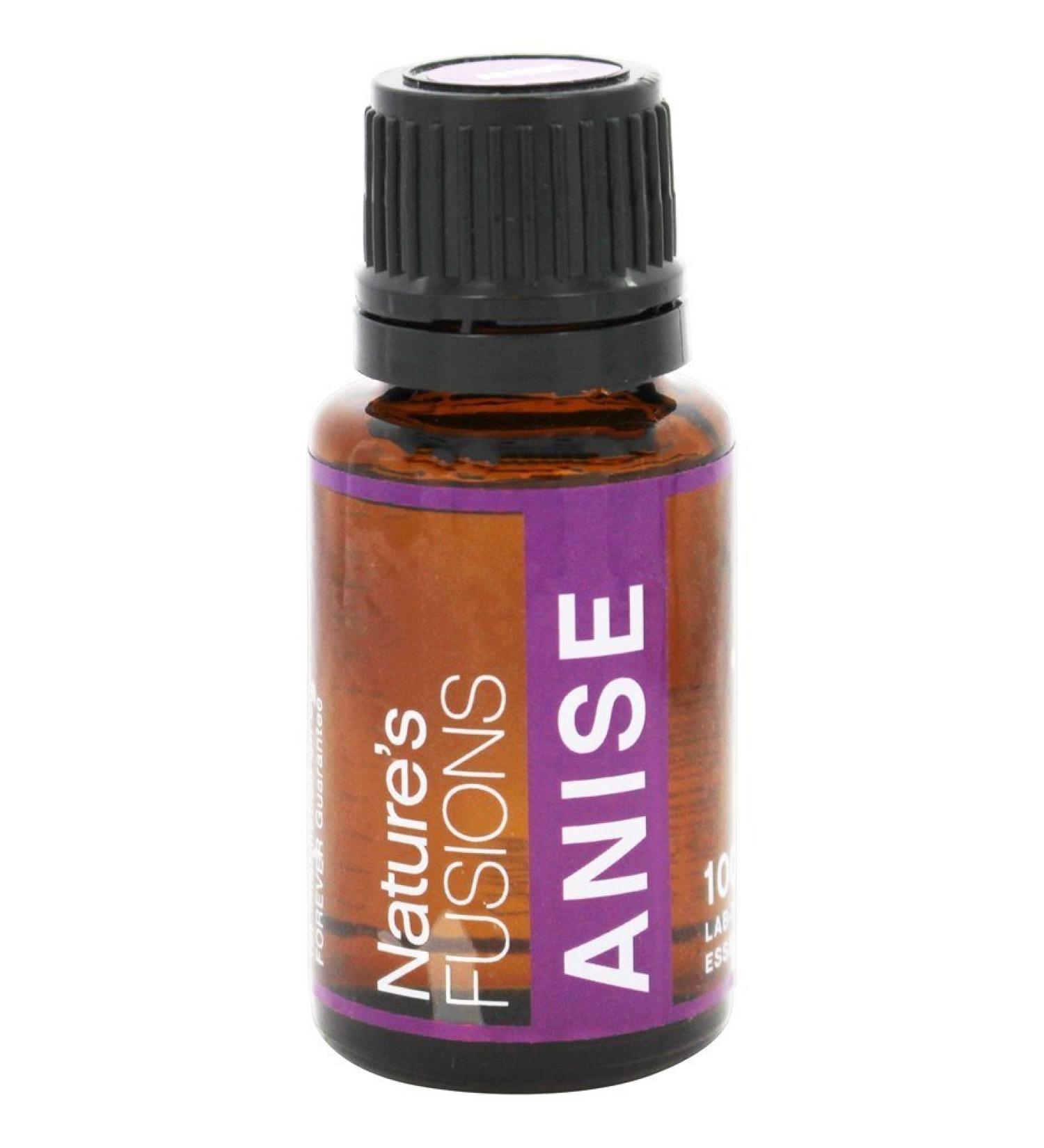 Nature s Fusions Anise Essential Oil for Warming - High Potency 100% Pure 15ml - Buy Online on GoSupps.com