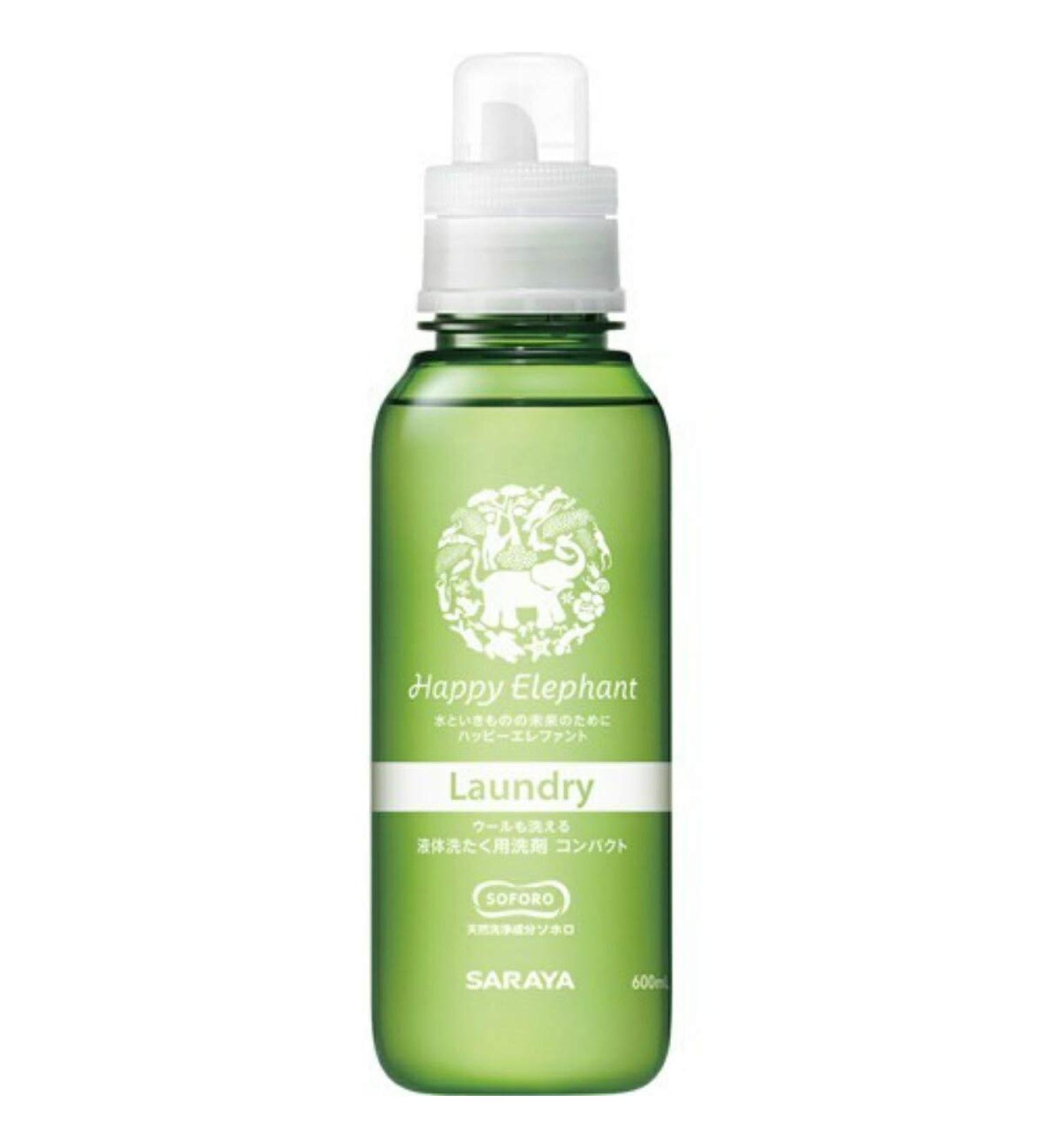 Happy Elephant Liquid Washing Detergent Compact Body 600ml