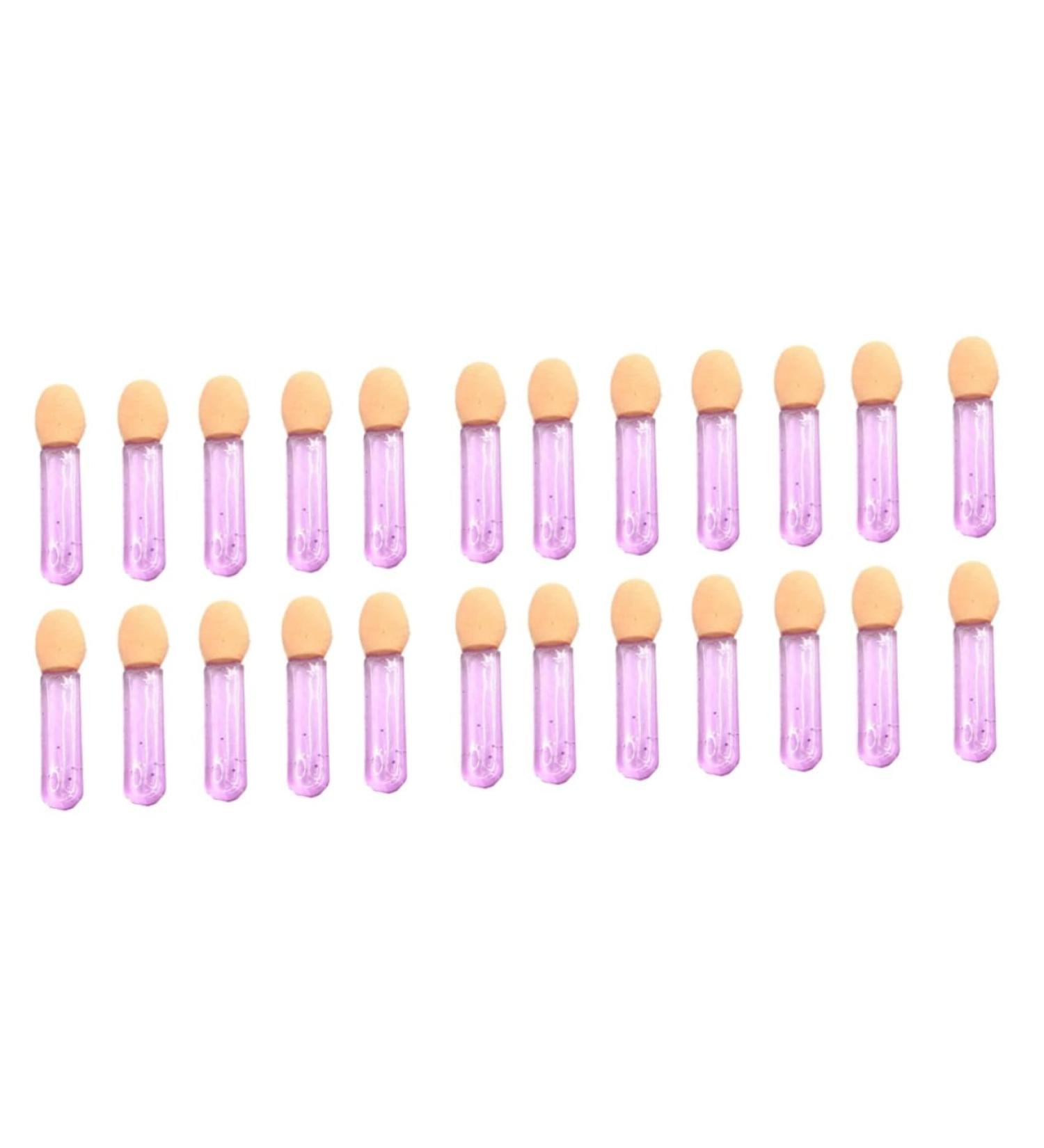 Healeved 200 Pcs Women Eyeshadow Brush Women Eyeshadow Applicator Eyes Makeup Beauty Sponge 3.6X1.2 cmx2pcs Violetx2pcs - Buy Online on GoSupps.com