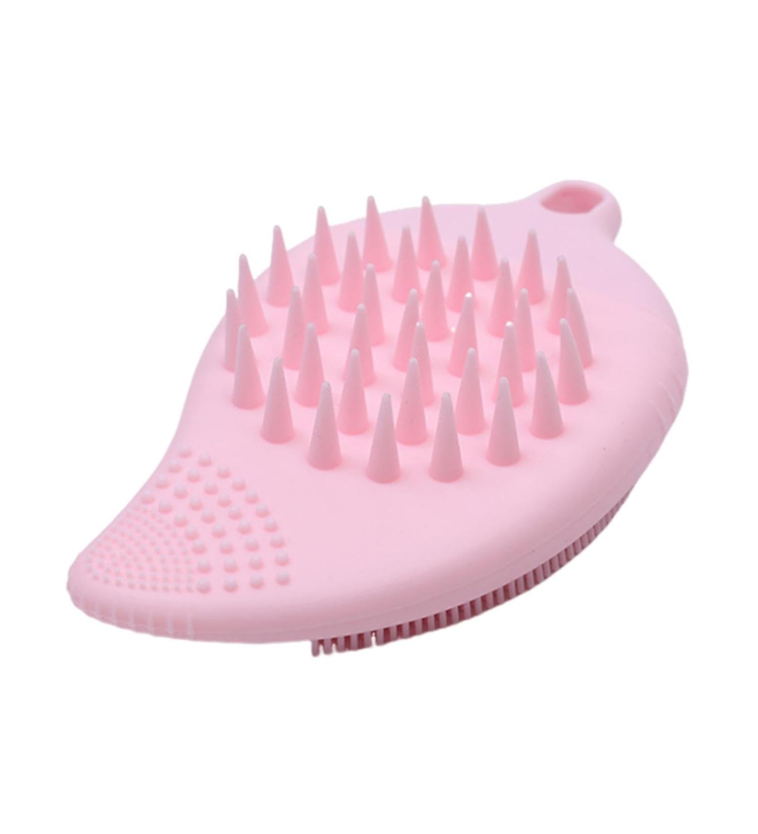 jlceh Silicone Face Scrubber Double Side Silicone Face Scrub Brush Manual Hair Scrubber Handheld Scrubber for Deep Cleaning Skin Solid Powder - Buy Online on GoSupps.com