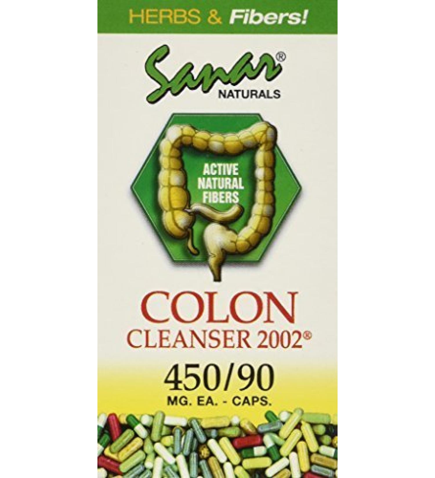 Sanar Naturals Colon Cleanser 2002 Dietary Supplement 450 mg Capsules Capsules by Sanar Naturals