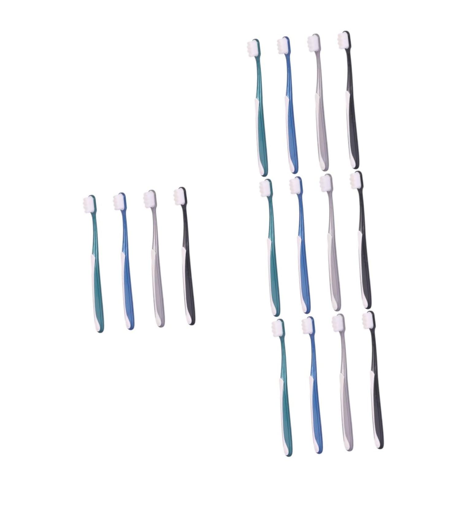 Lurrose 16 PCS Organic Soft Toothbrush Set for Adult Dental Care | Eco-Friendly & Disposable Brushes for Pregnant Women & Daily Use - Buy Online on GoSupps.com