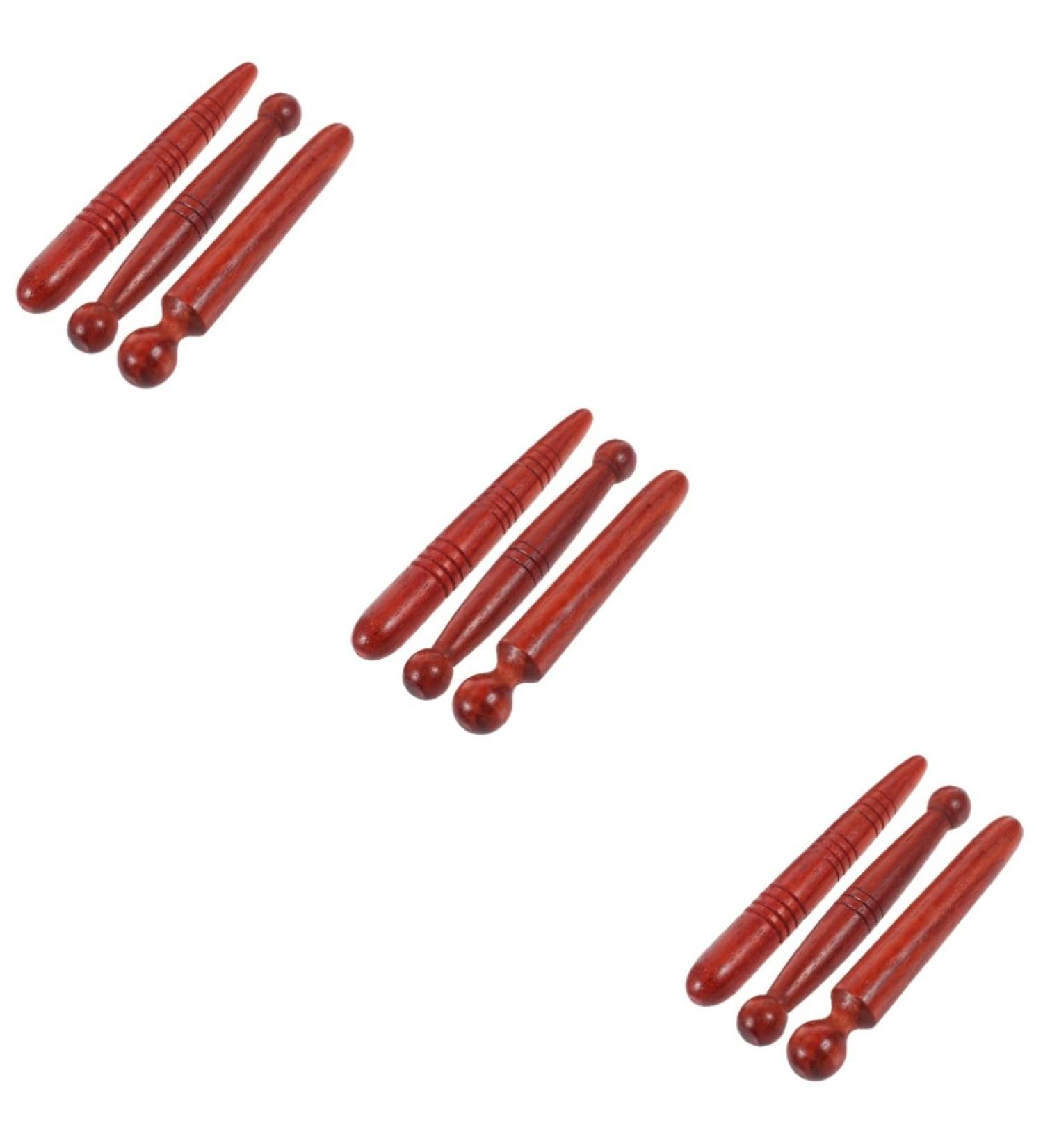Minkissy 9-Piece Acupressure Stick & Massage Bars | Wooden Massage Tools for Acupuncture & Relaxation | International Shipping - Buy Online on GoSupps.com