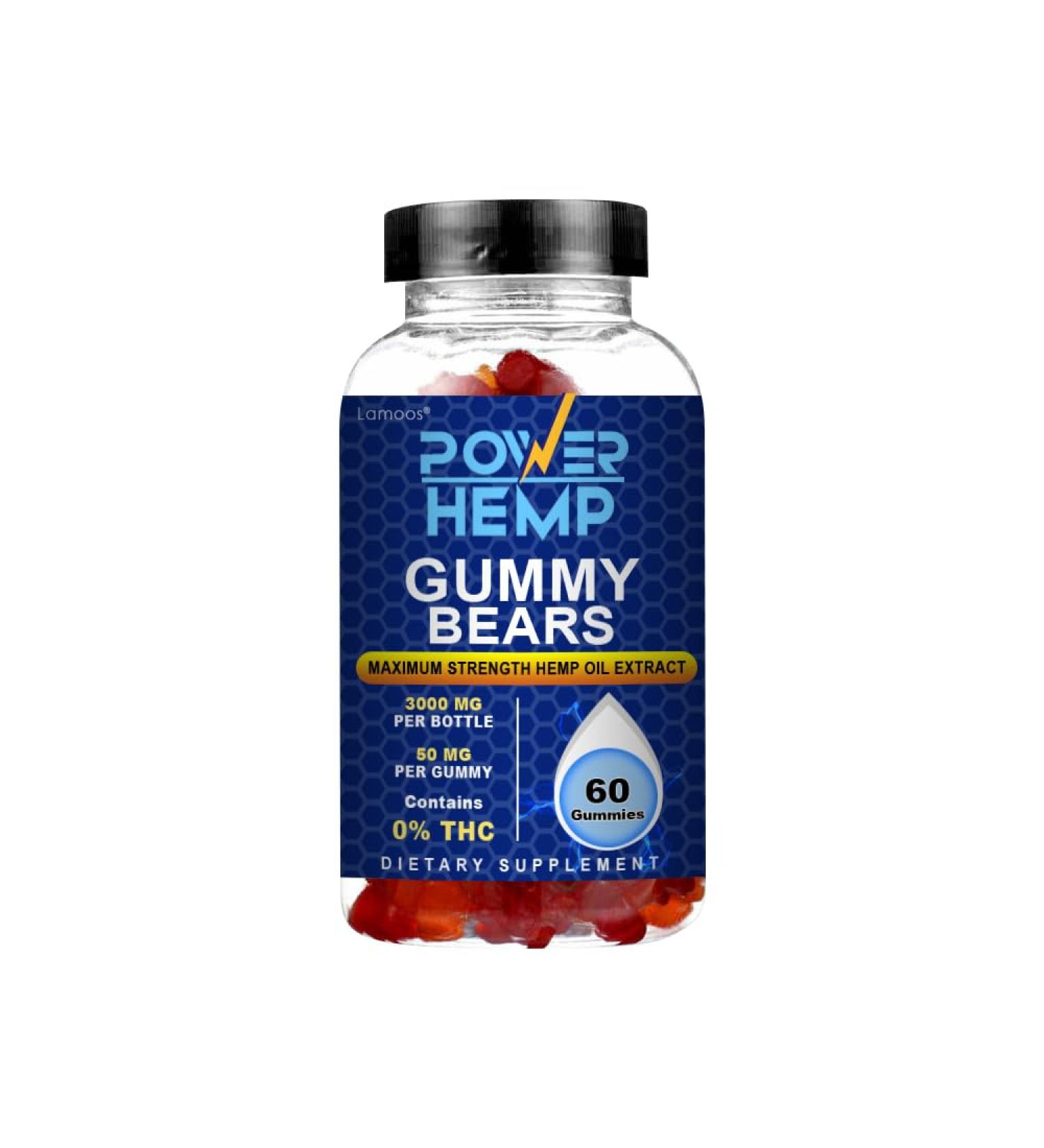 Lamoos Power Gummies - Single Bottle