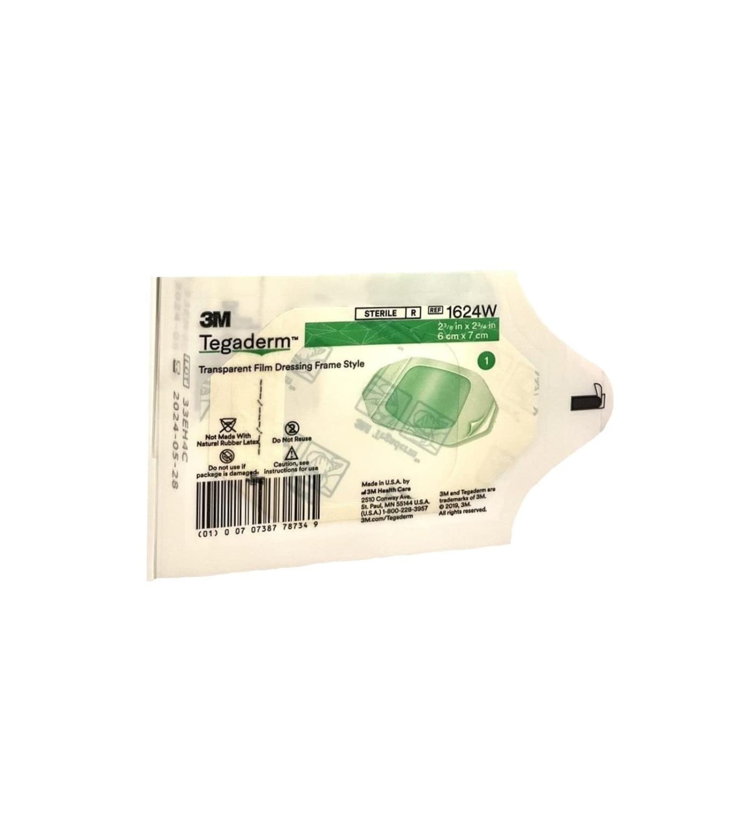3M Tegaderm Transparent Film Dressing 2 3/8 x 2 3/4 Inch - 1/Pack of 20