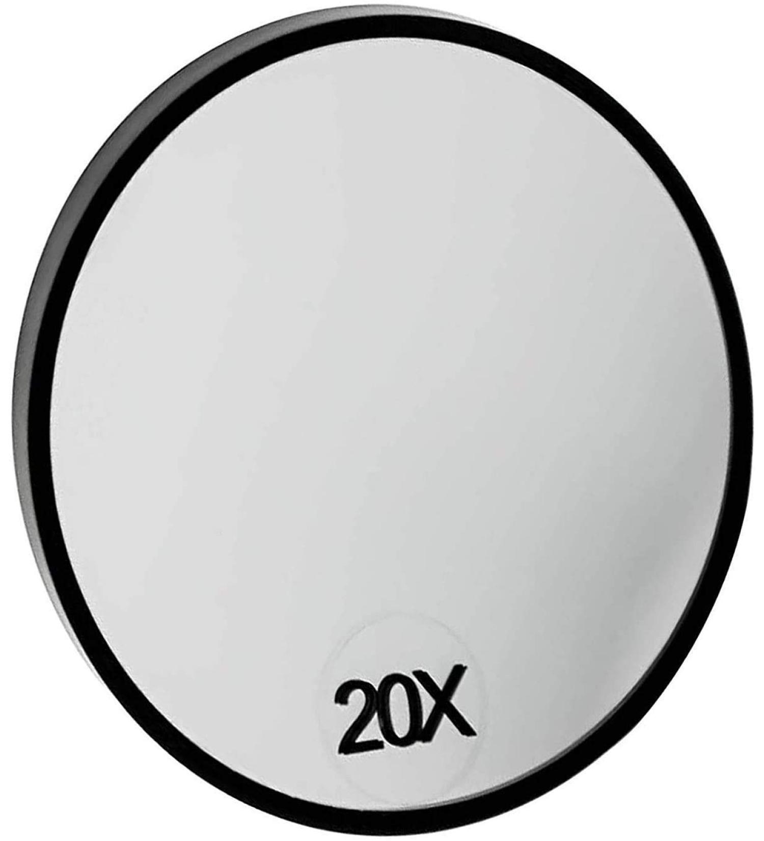 ARAZO 20X Magnifying Mirror - Professional Pocket Vanity for Eye Makeup and Eyebrow Tweezing - Buy Online on GoSupps.com