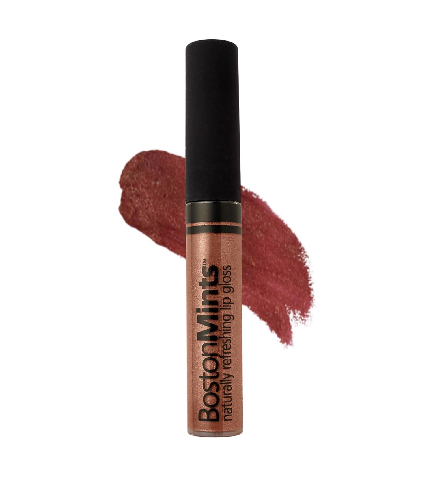 Bean Towne Vegan Lip Gloss - Gluten-Free Cruelty-Free Aloe & Vitamins C&E - Hydrating Spearmint Formula (0.25oz - Buy Online on GoSupps.com