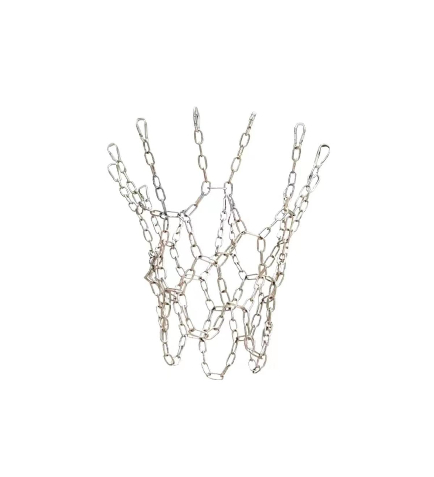 YOMQLJXB Basketball net Heavy Duty Stainless Steel Chain Braided Permanent Rust Proof Quick Installation  with 12 Hooks to Fit - Buy Online on GoSupps.com