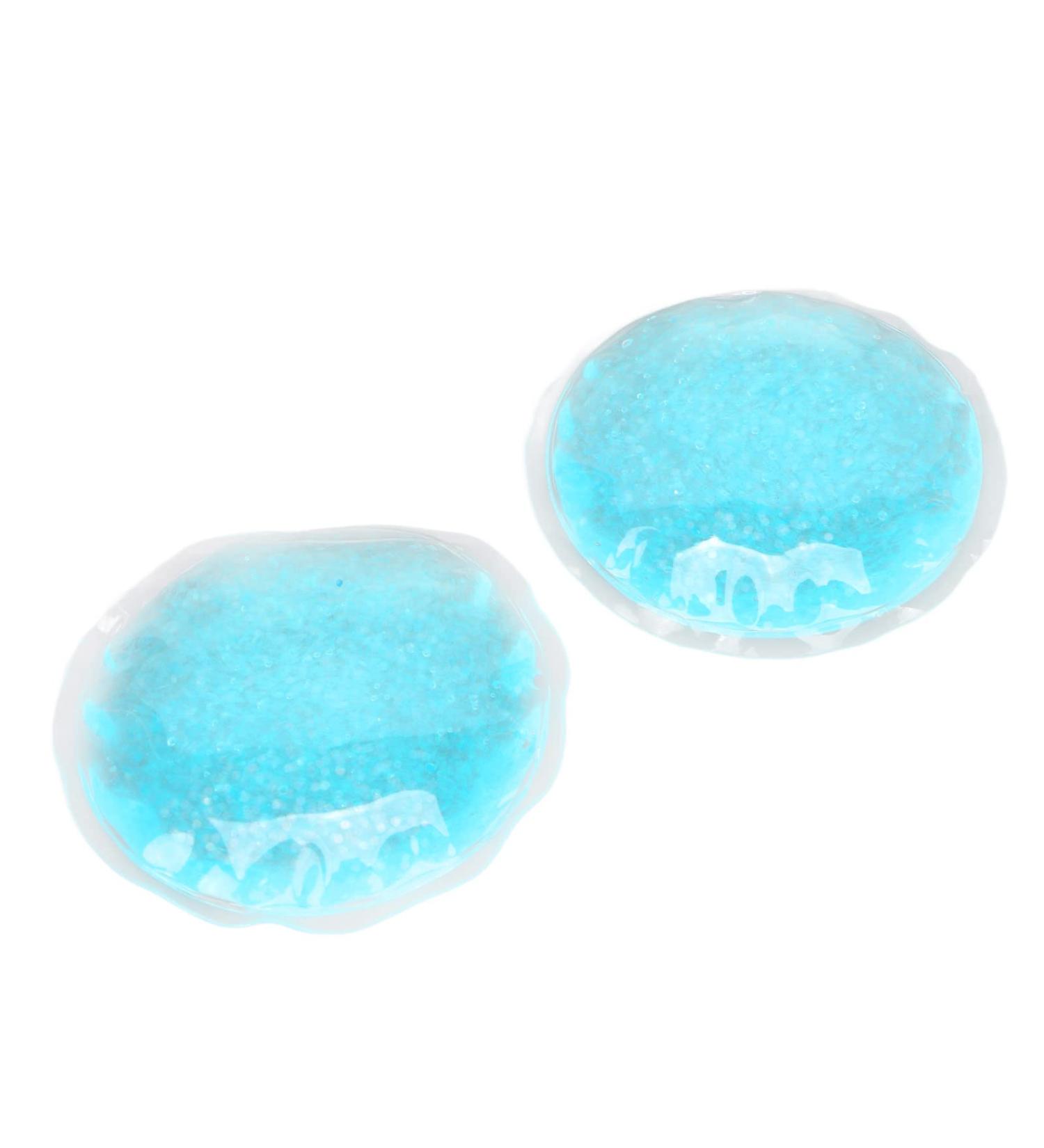 Reusable Ice Gel Eye Pad - Cooling Round Cold Compress for Men & Women - Perfect for Home Relief - Buy Online on GoSupps.com