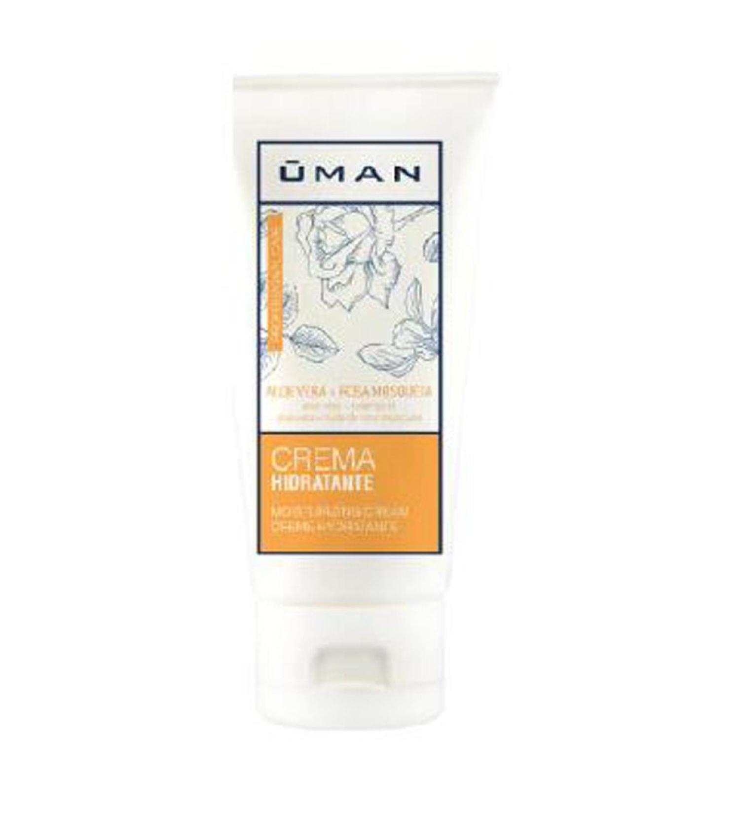 Moisturizing cream, fast absorption, Aloe Vera and Rosehip, 200 ml tube