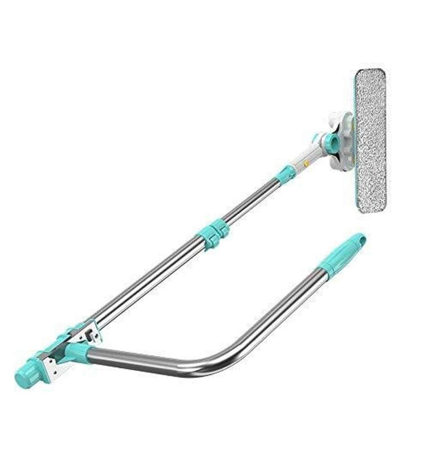 Double-Sided Window Cleaner-Detachable Telescopic U Shaped Professional Window Cleaning Tool Flexible Outside Double-Sided Glass Cleaner Kit - Buy Online on GoSupps.com