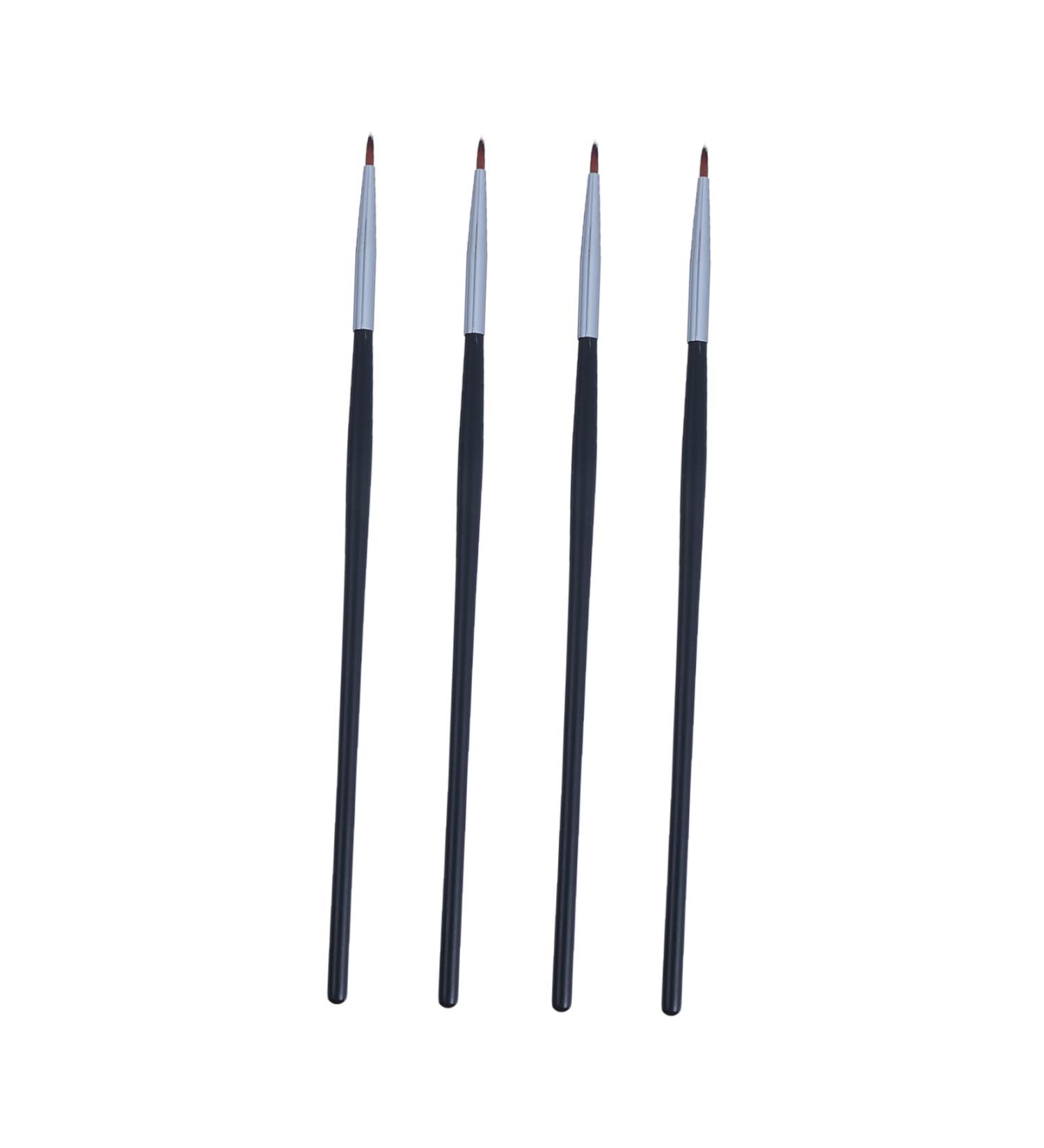 Beavorty Thin Eyeliner Brush 4pcs Fine Eyeliner Brush Eyeshadow Lip Makeup Brush Girls Eyeliner Applicator Lip Brush - Buy Online on GoSupps.com