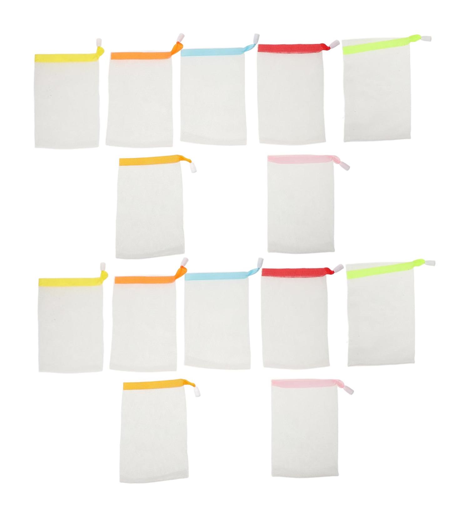 Baluue 20pcs Foaming Net Foaming Net Soap Foam Net Bar Soap White Pouches with Drawstring Travel Soap Nylon - Buy Online on GoSupps.com