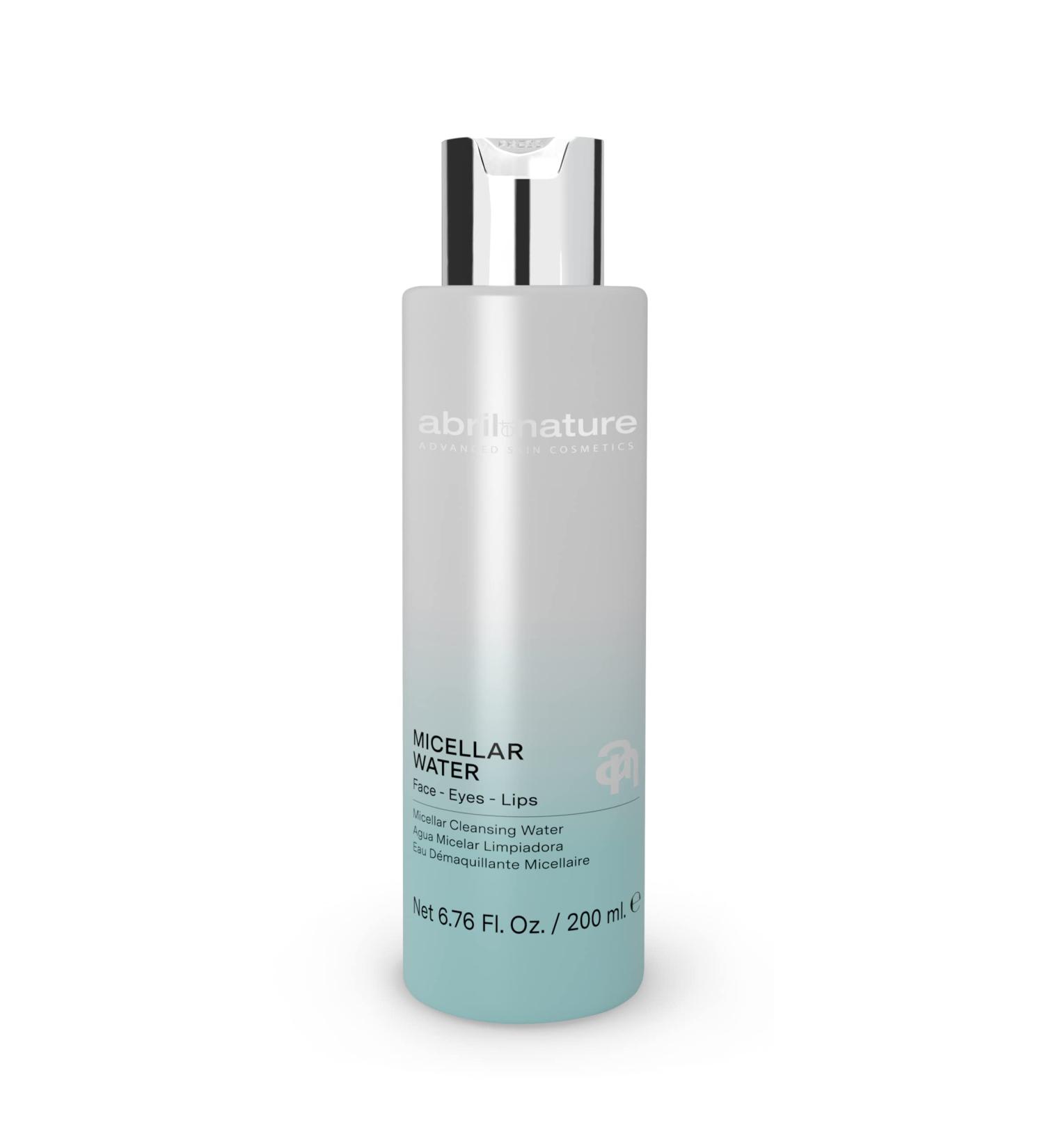  abril et nature abril et nature | Skin Micellar Water 200ml All Skin Types Purifies Cleanses Gentle Refreshing Non-Drying Hyaluronic Acid as Key Active Ingredient - Buy Online on GoSupps.com