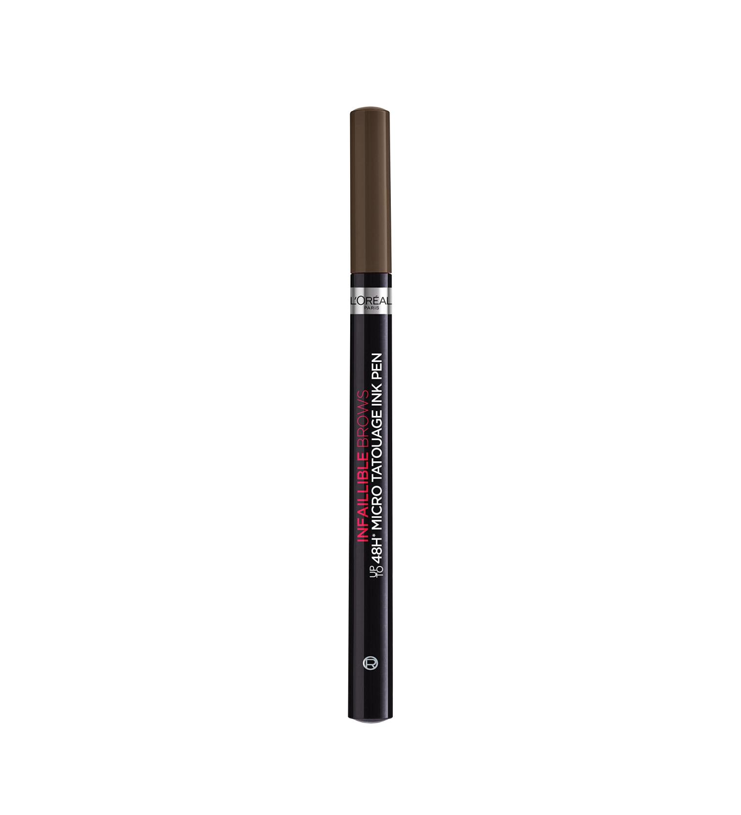 L'Or al Paris Unbelieva Brow Micro Tatouage 109 Ebony - Long-Lasting Microblading Effect Felt Pen | Up to 48H Wear - Buy Online on GoSupps.com