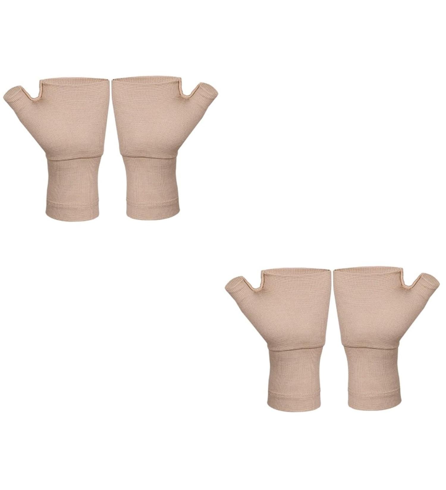 Buy 2 Pairs Adjustable Pressure Wrist Gloves for Carpal Tunnel & Tendonitis | Athletic Support Sleeves & Compression Brace - International Shipping Available - Buy Online on GoSupps.com
