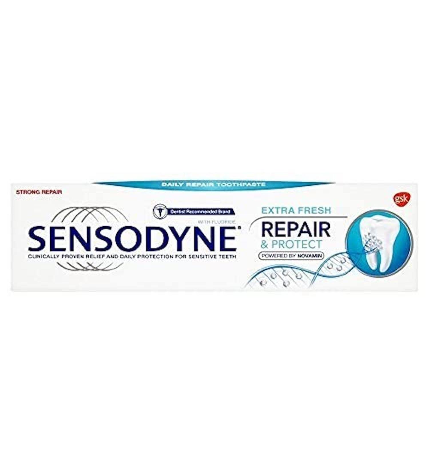 Sensodyne Toothpaste Extra Fresh Repair & Protect 75ml | Best International Shipping - Buy Online on GoSupps.com
