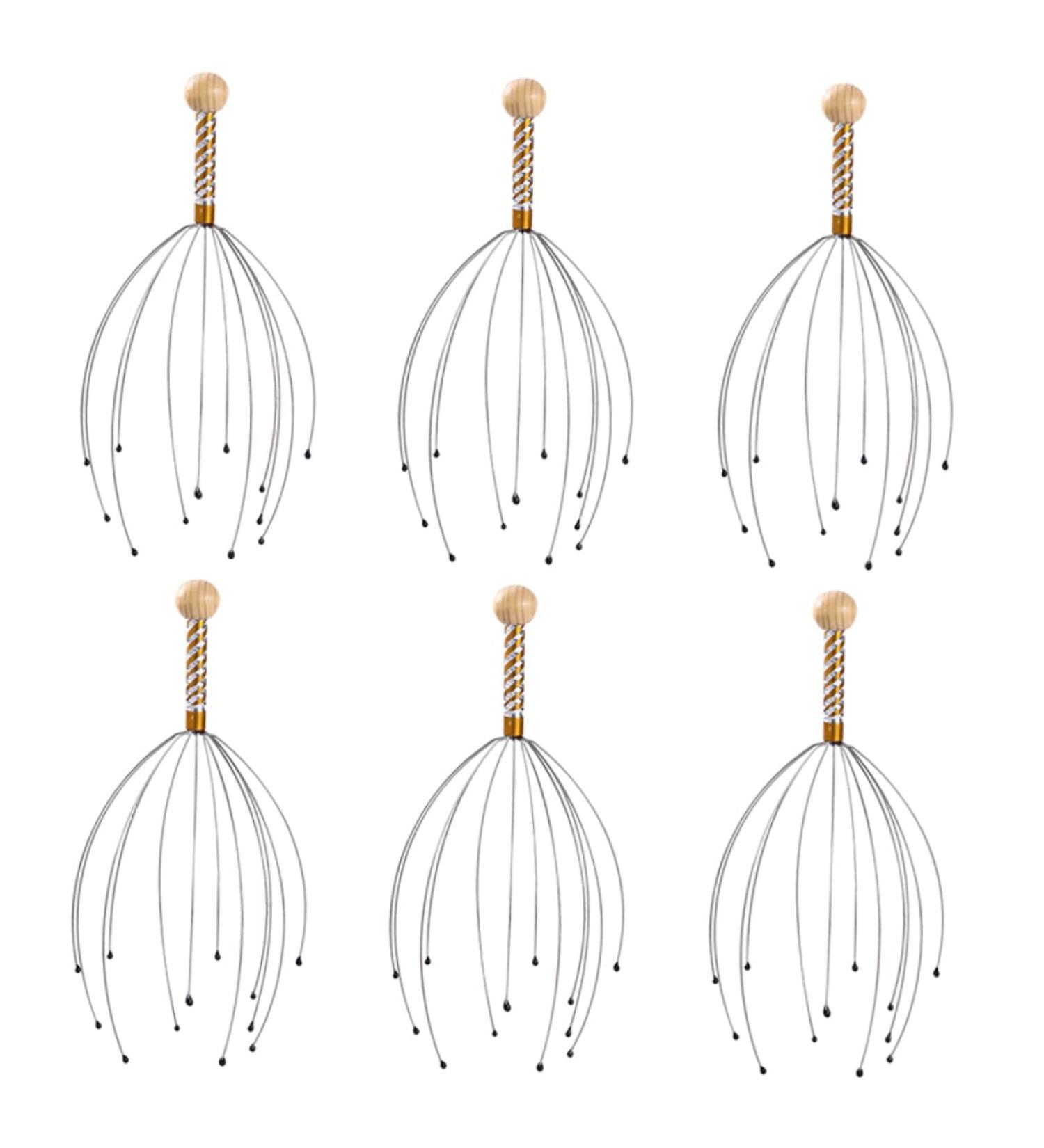 Buy PartyKindom 6pcs Multifunctional Massager Tool - Steel Thread Scrubber Claws for Ultimate Relaxation | Fast International Shipping - Buy Online on GoSupps.com