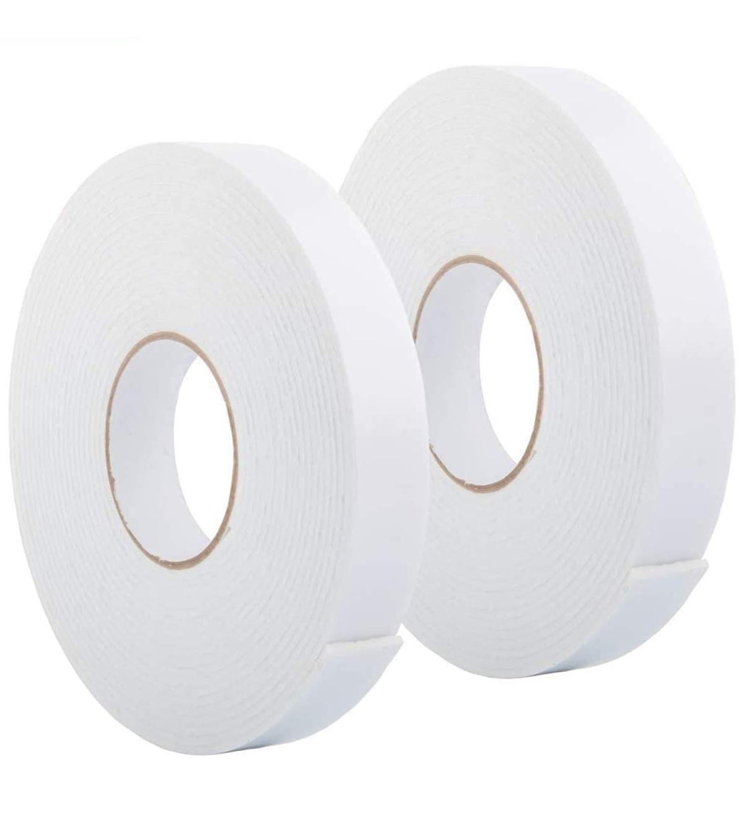 ToLanbbt Double Sided Tape  Outdoor and Indoor Super Strong PE Foam Seal Strip for Home & Office Decor  Automotive Mounting  Photo Frame  Weatherproof Decorative and Trim Strip (66 Ft Long Wide 1.18) 1.18 In x 66 FT Whit... - Buy Online on GoSupps.com
