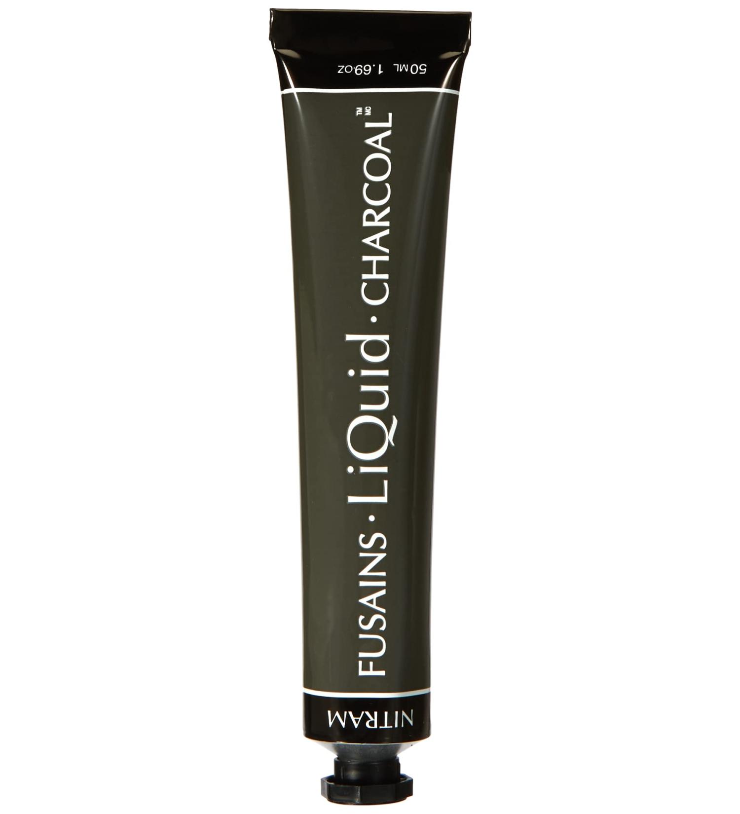 Nitram Fusains Liquid Charcoal 50ml Tube (7300337) - Professional Grade Charcoal for Artists - Buy Online on GoSupps.com