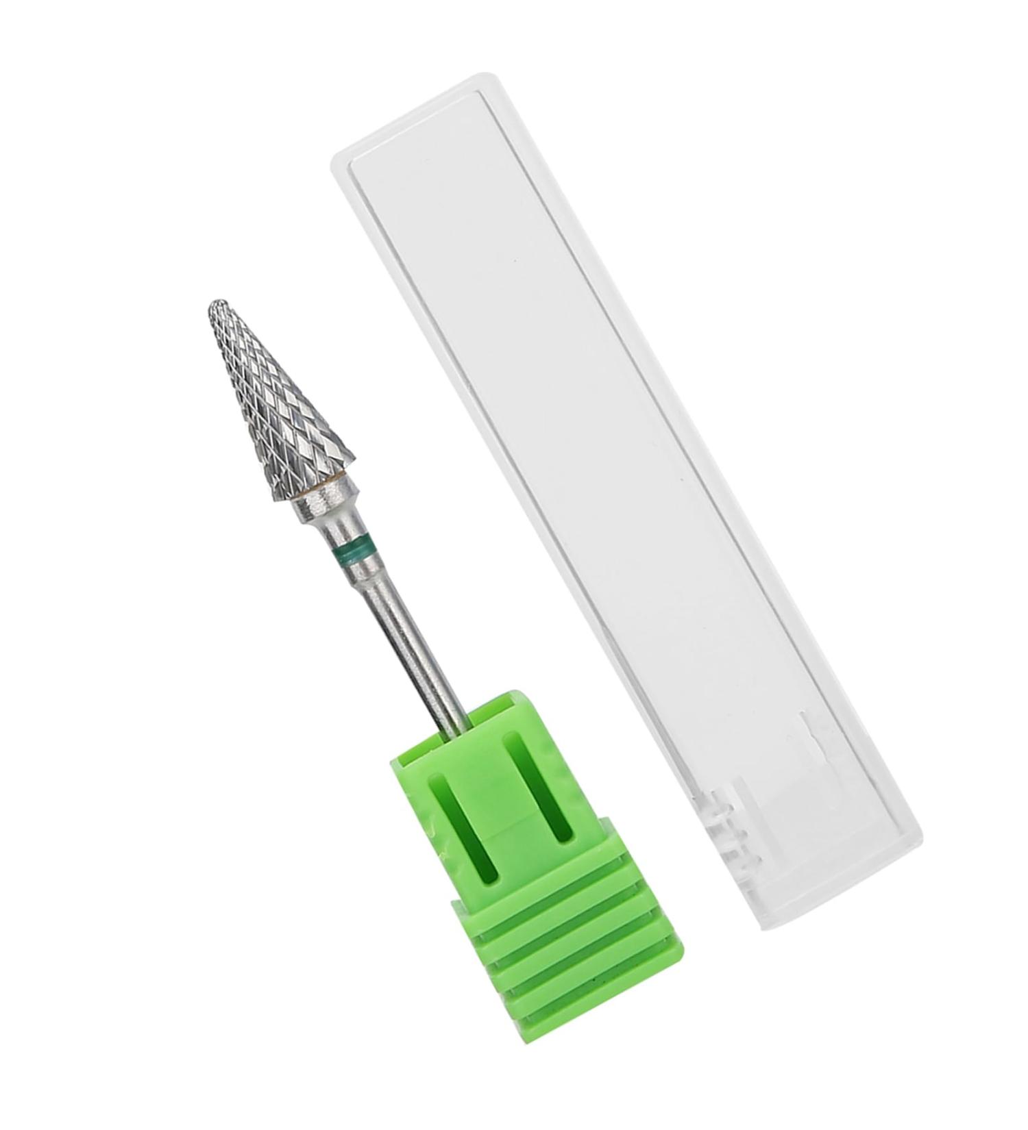 Electric Pedicure Manicure Grinding Head Tungsten Steel Nail Art Drill Bit with Perfect Grinding Effect and Long Service Life (Green label) - Buy Online on GoSupps.com