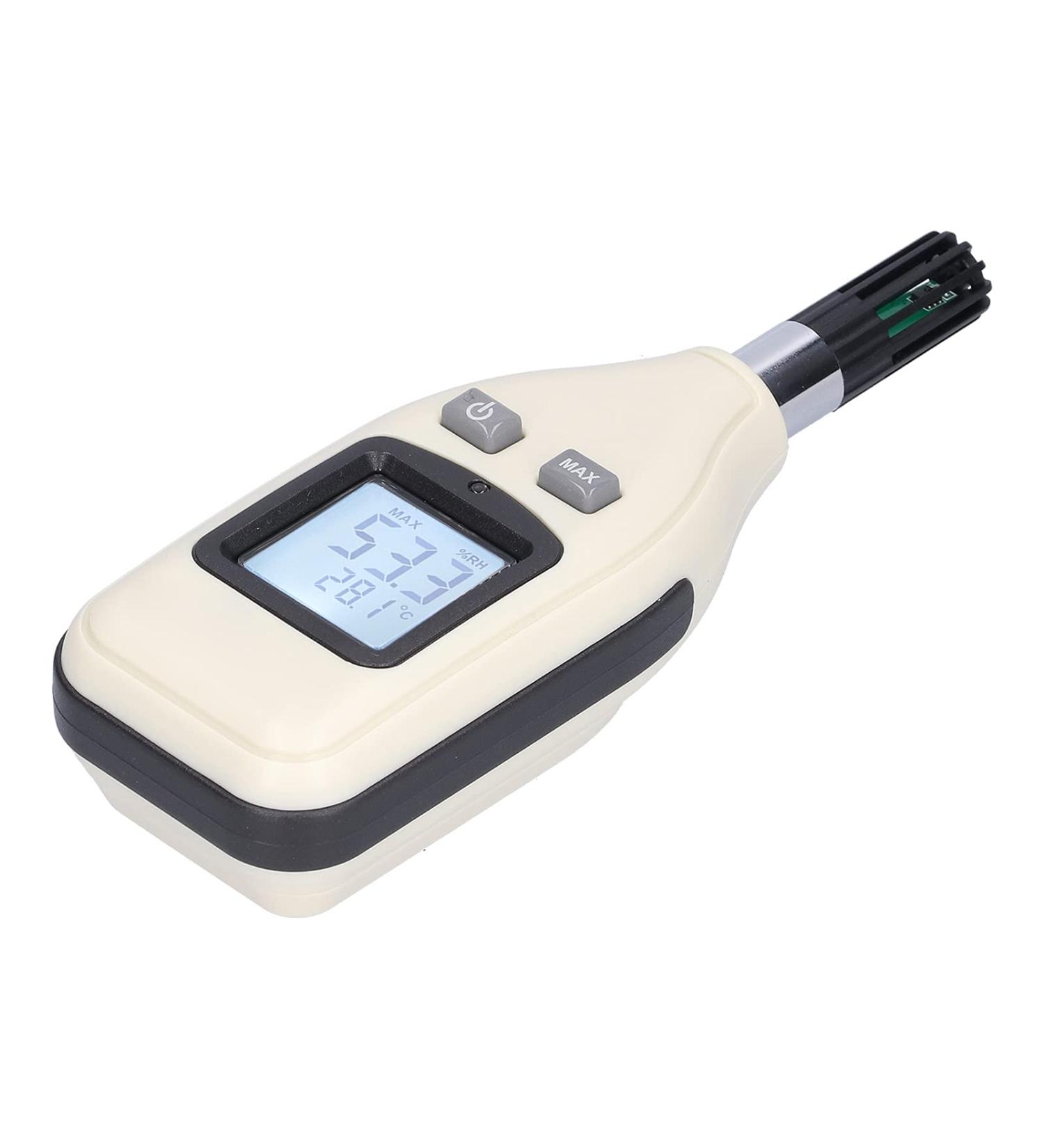 Buy High-Precision Digital Thermometer Hygrometer - Backlit LCD Accurate Temperature & Humidity Measurement for Home & Office - Buy Online on GoSupps.com